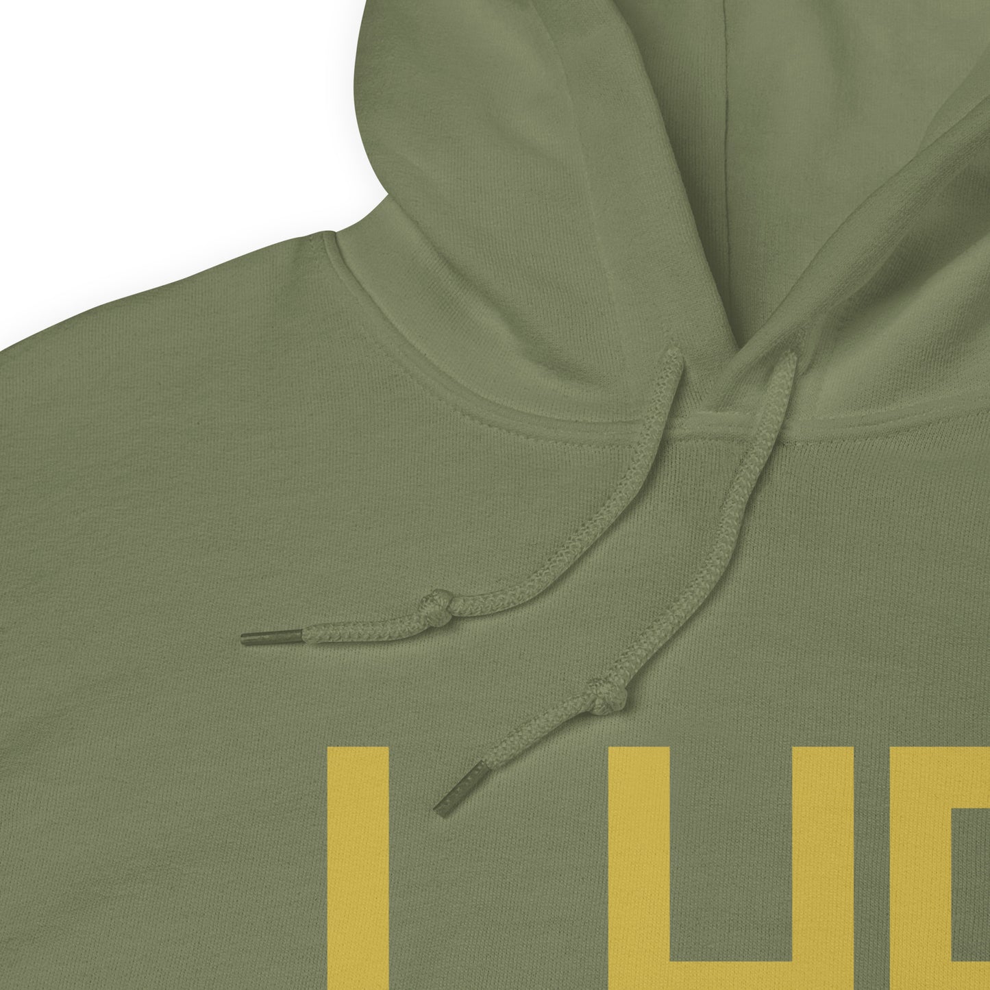 Aviation Gift Unisex Hoodie - Old Gold Graphic • LHR London • YHM Designs - Image 08