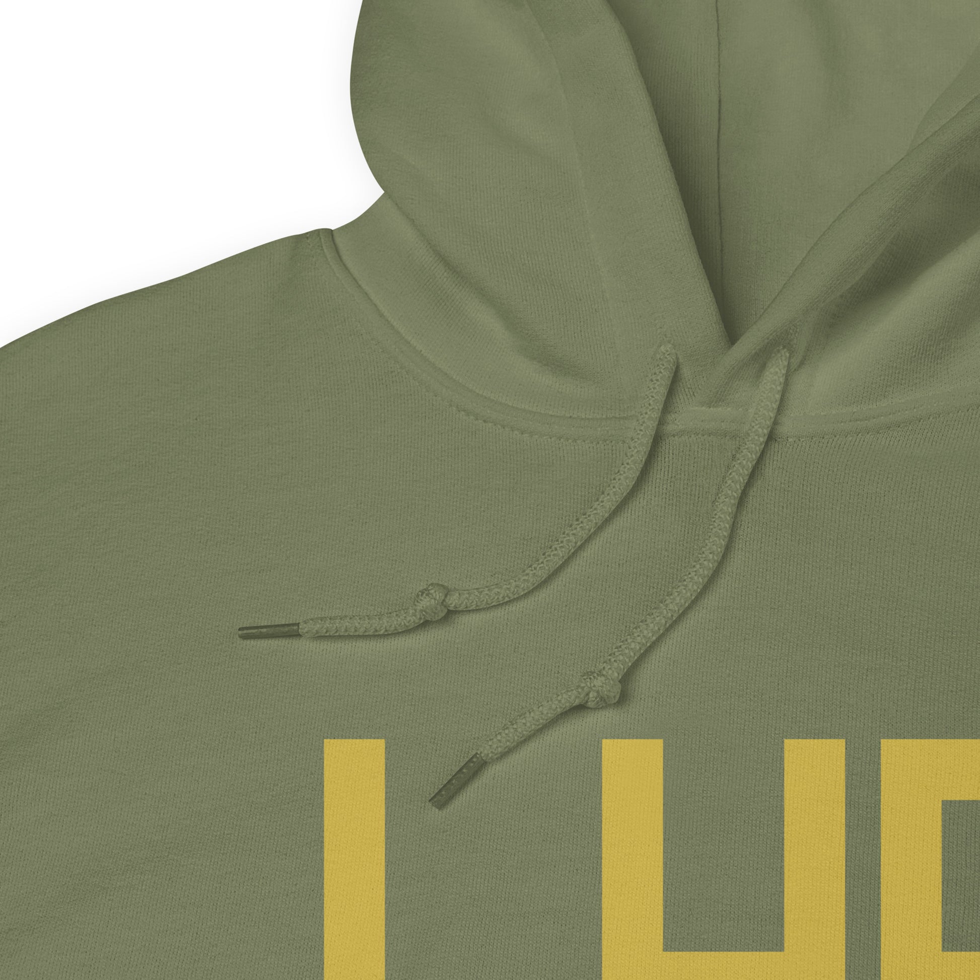 Aviation Gift Unisex Hoodie - Old Gold Graphic • LHR London • YHM Designs - Image 08