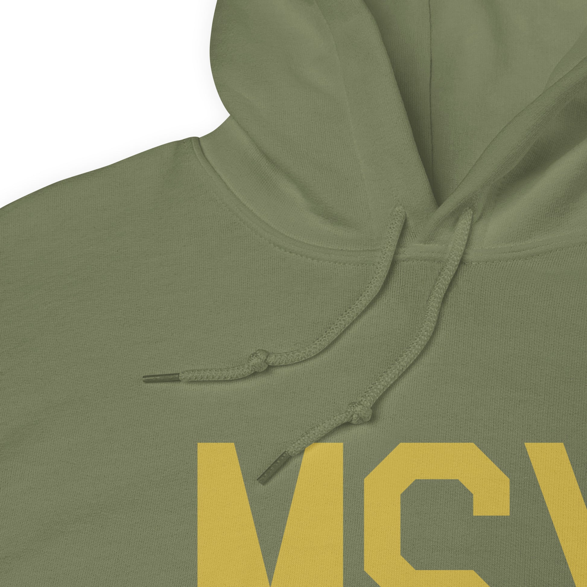 Aviation Gift Unisex Hoodie - Old Gold Graphic • MSY New Orleans • YHM Designs - Image 08