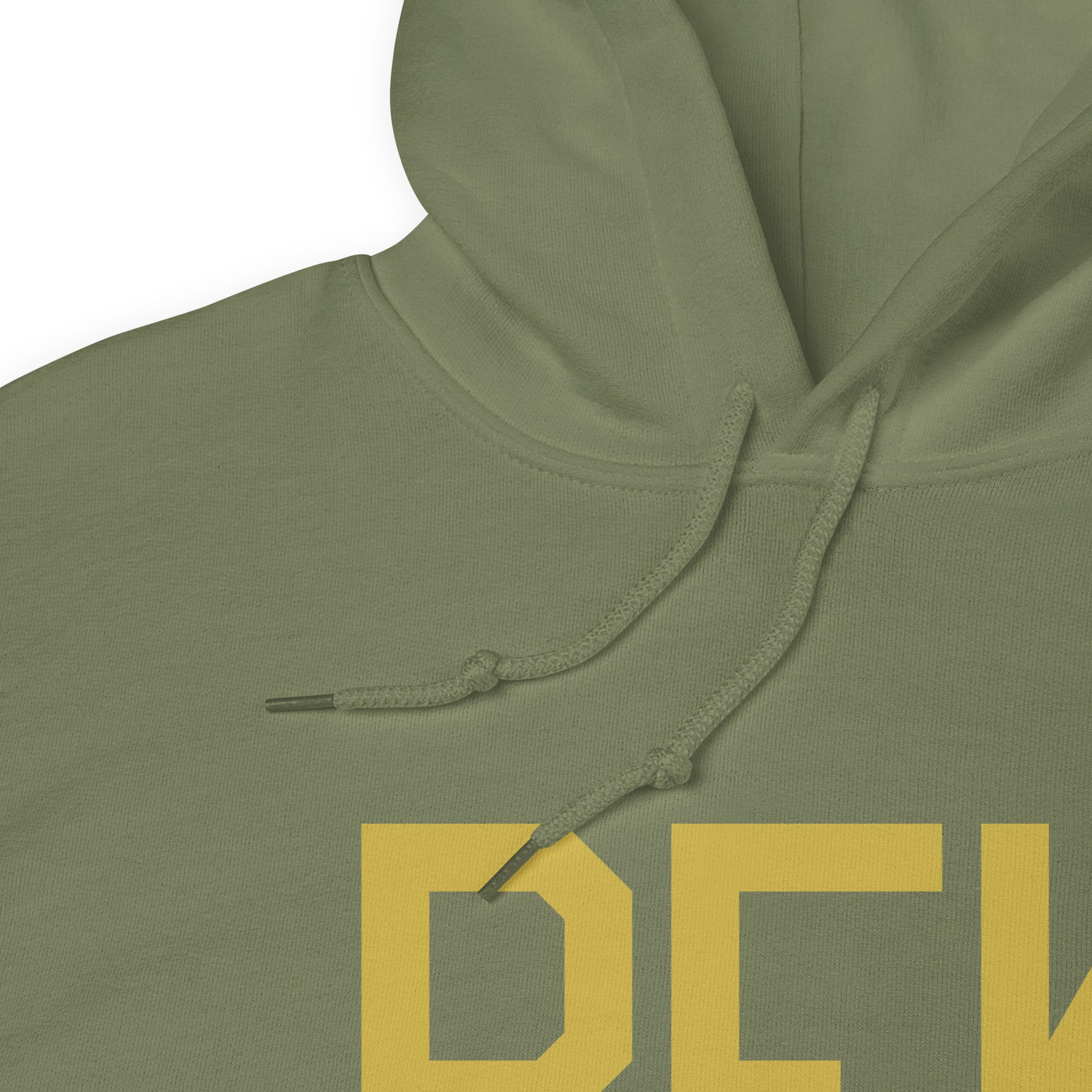 Aviation Gift Unisex Hoodie - Old Gold Graphic • PEK Beijing • YHM Designs - Image 08