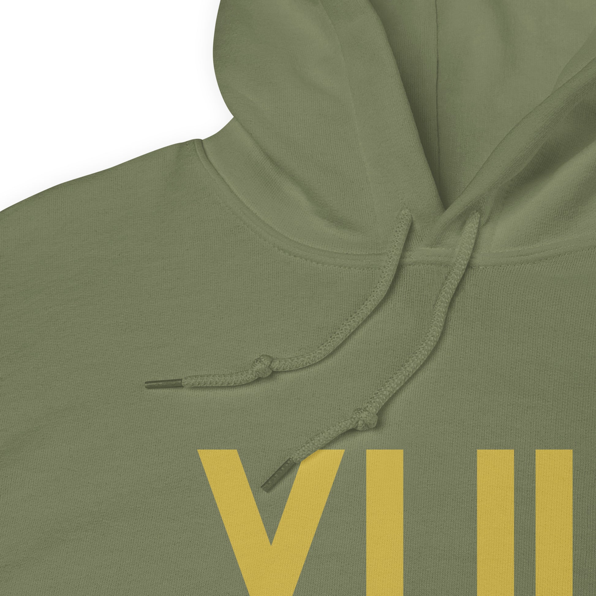 Aviation Gift Unisex Hoodie - Old Gold Graphic • YUL Montreal • YHM Designs - Image 08