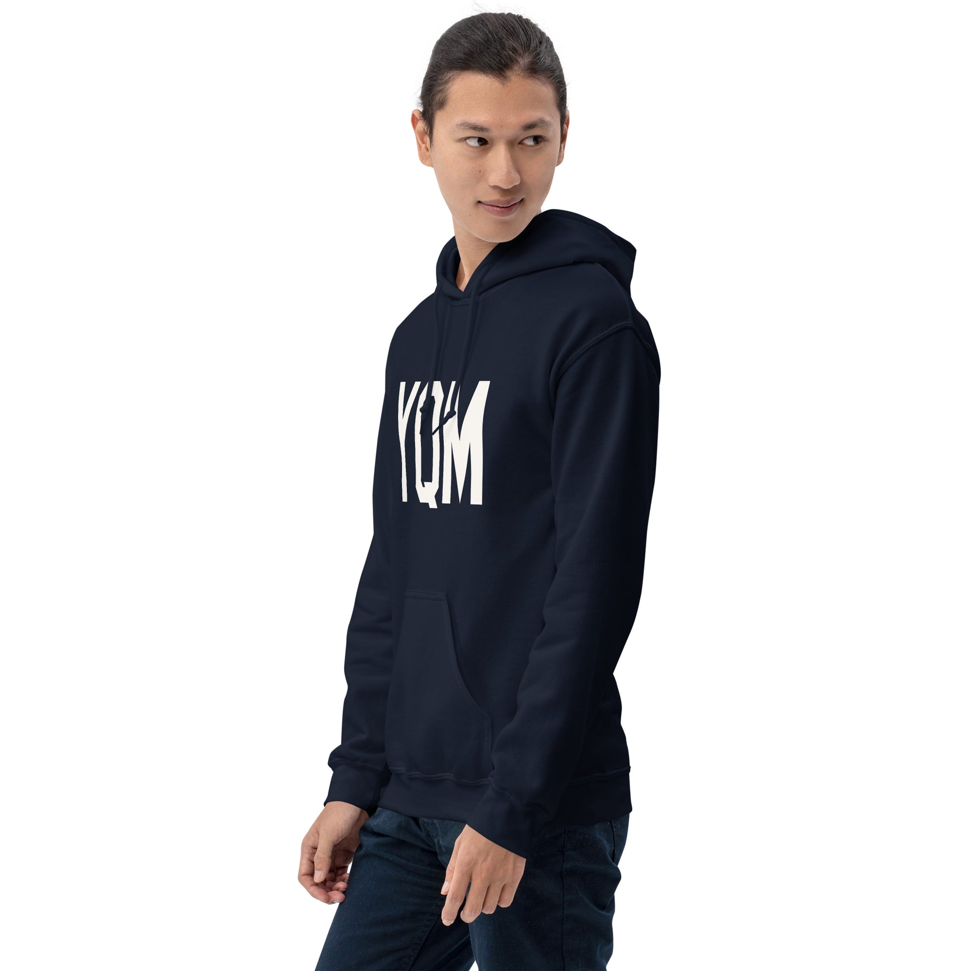 Unisex Hoodie - White Graphic • YQM Moncton • YHM Designs - Image 10