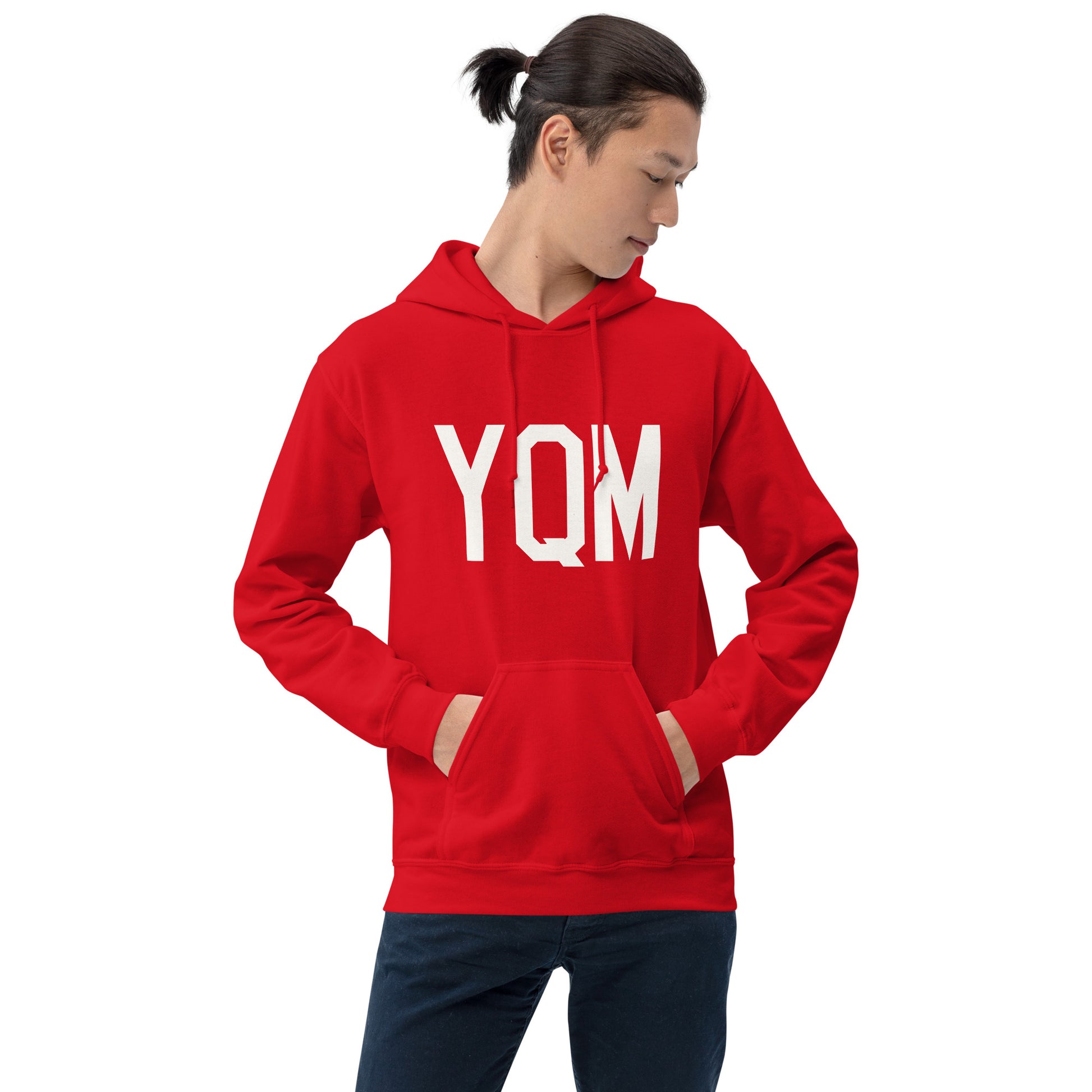 Unisex Hoodie - White Graphic • YQM Moncton • YHM Designs - Image 11