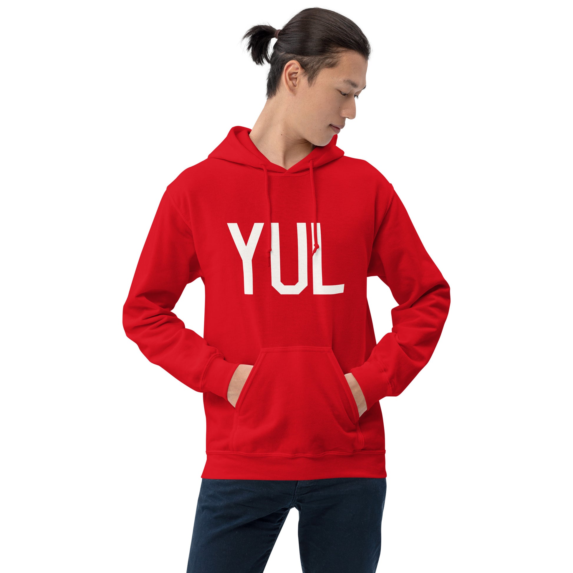 Unisex Hoodie - White Graphic • YUL Montreal • YHM Designs - Image 11