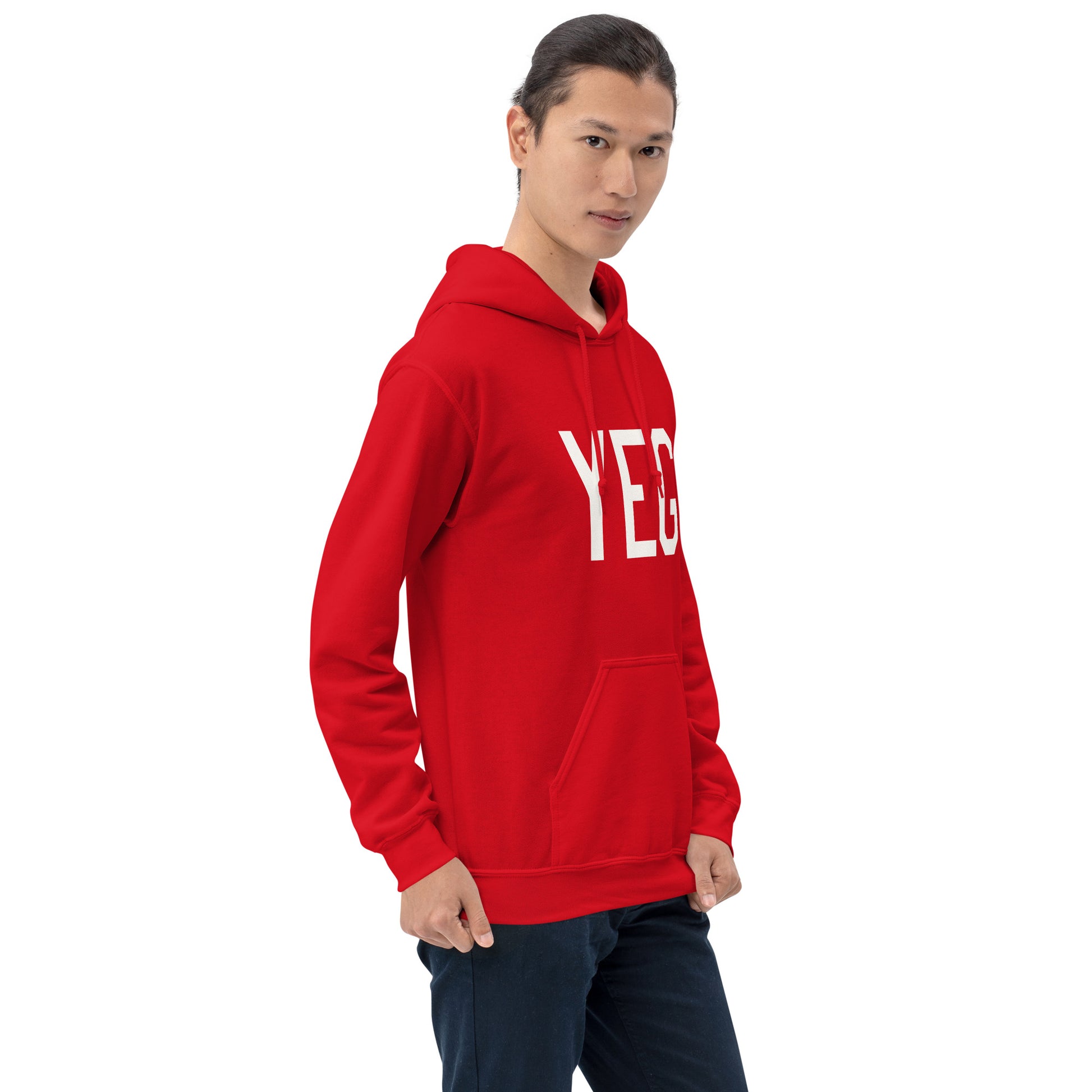 Unisex Hoodie - White Graphic • YEG Edmonton • YHM Designs - Image 12