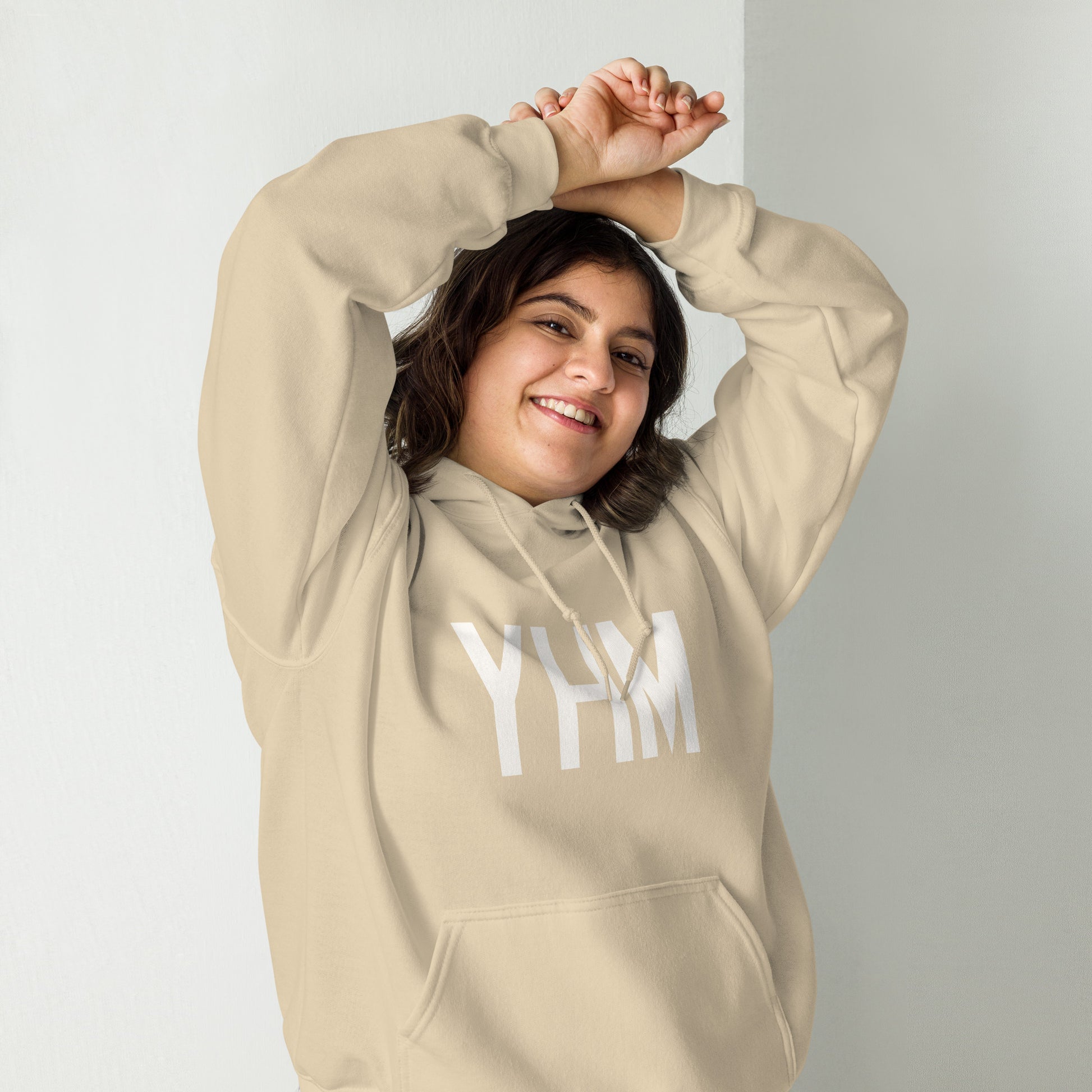 Unisex Hoodie - White Graphic • YHM Hamilton • YHM Designs - Image 04