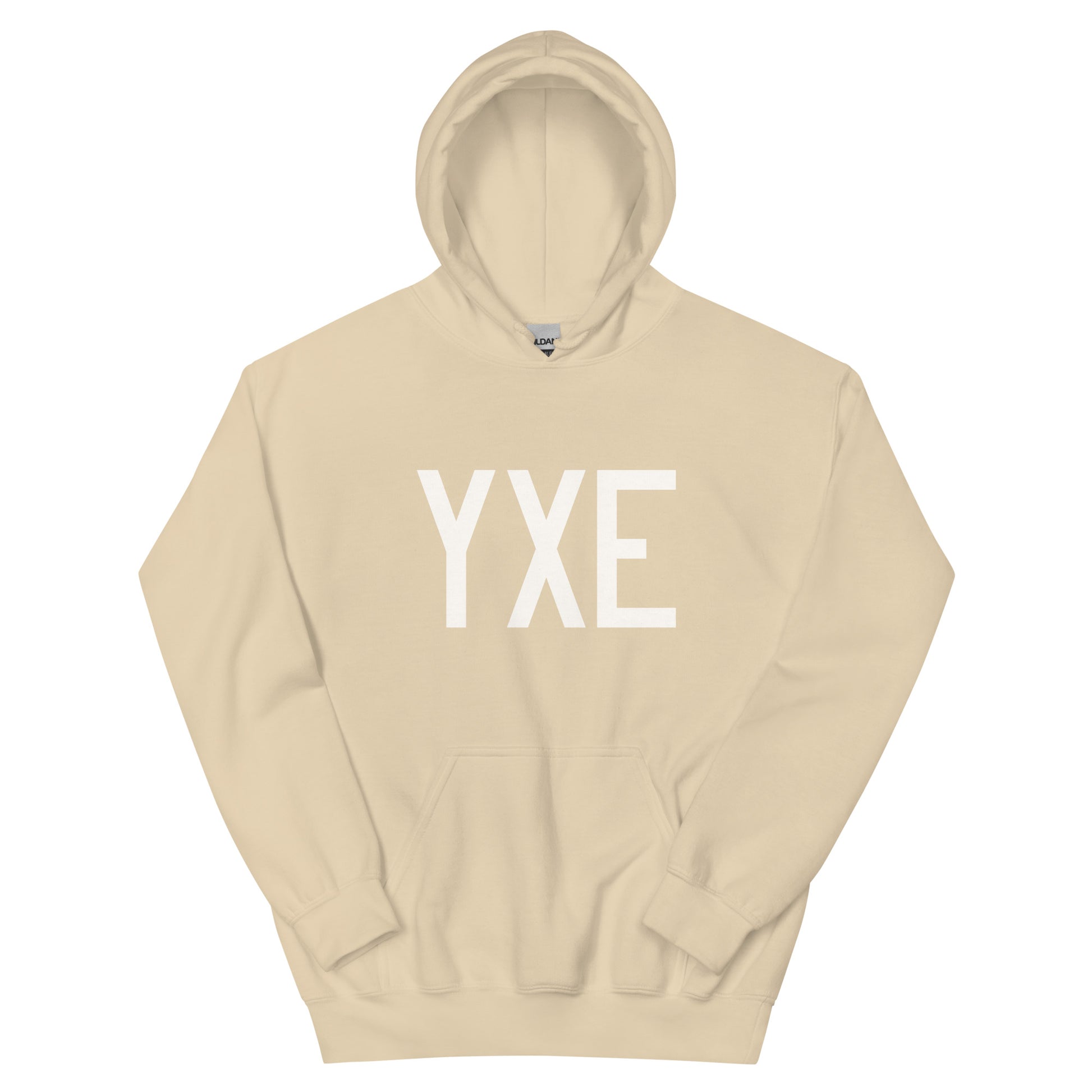 Unisex Hoodie - White Graphic • YXE Saskatoon • YHM Designs - Image 06