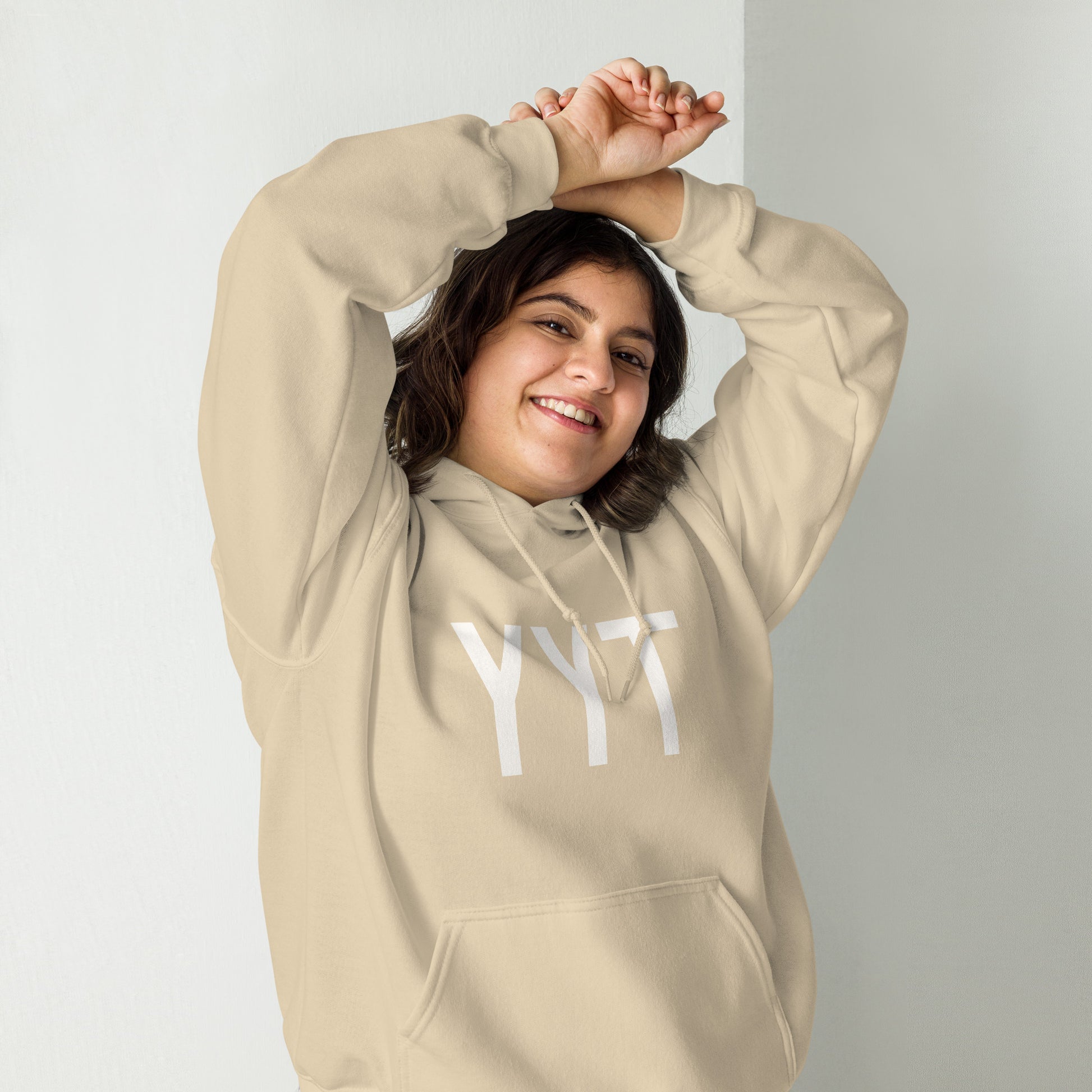 Unisex Hoodie - White Graphic • YYT St. John's • YHM Designs - Image 03