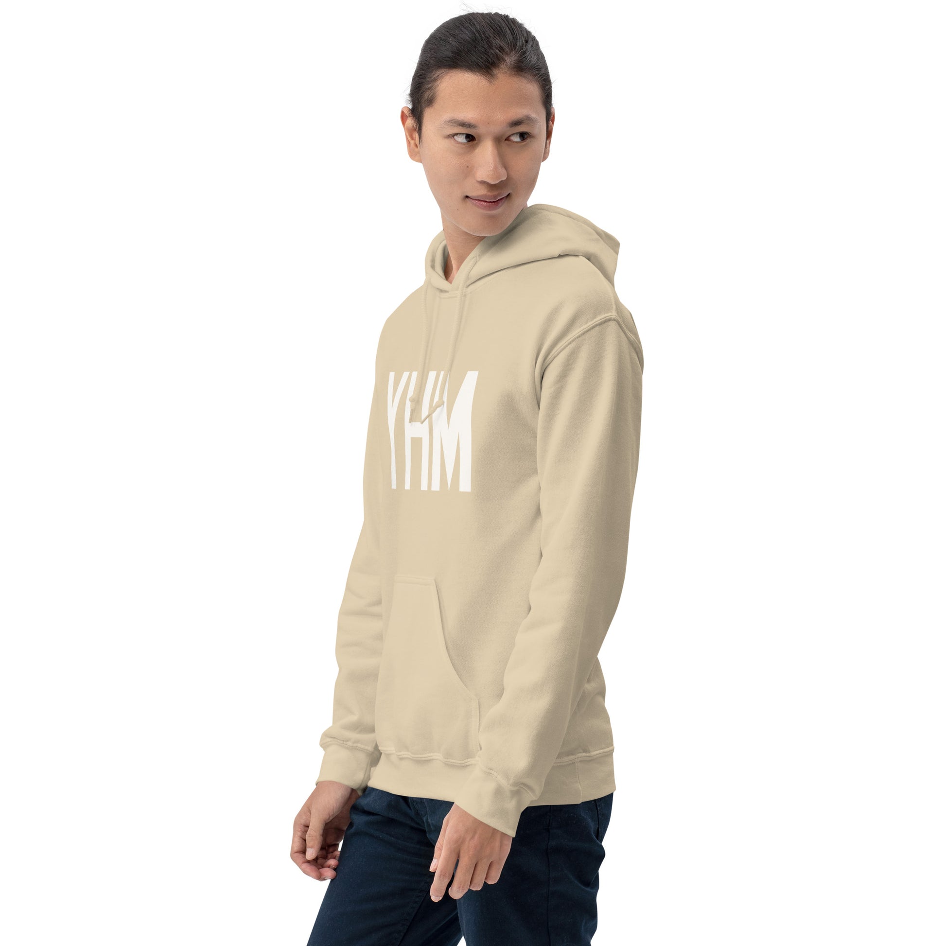 Unisex Hoodie - White Graphic • YHM Hamilton • YHM Designs - Image 02