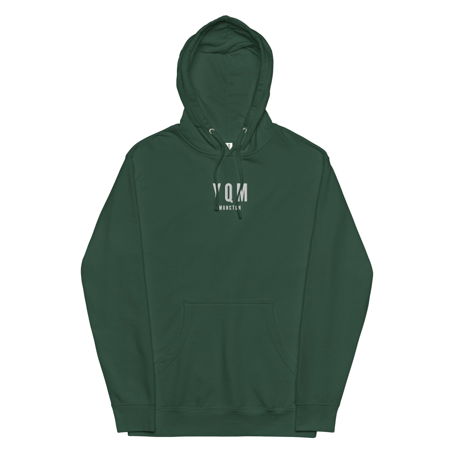 City Midweight Hoodie - White • YQM Moncton • YHM Designs - Image 13