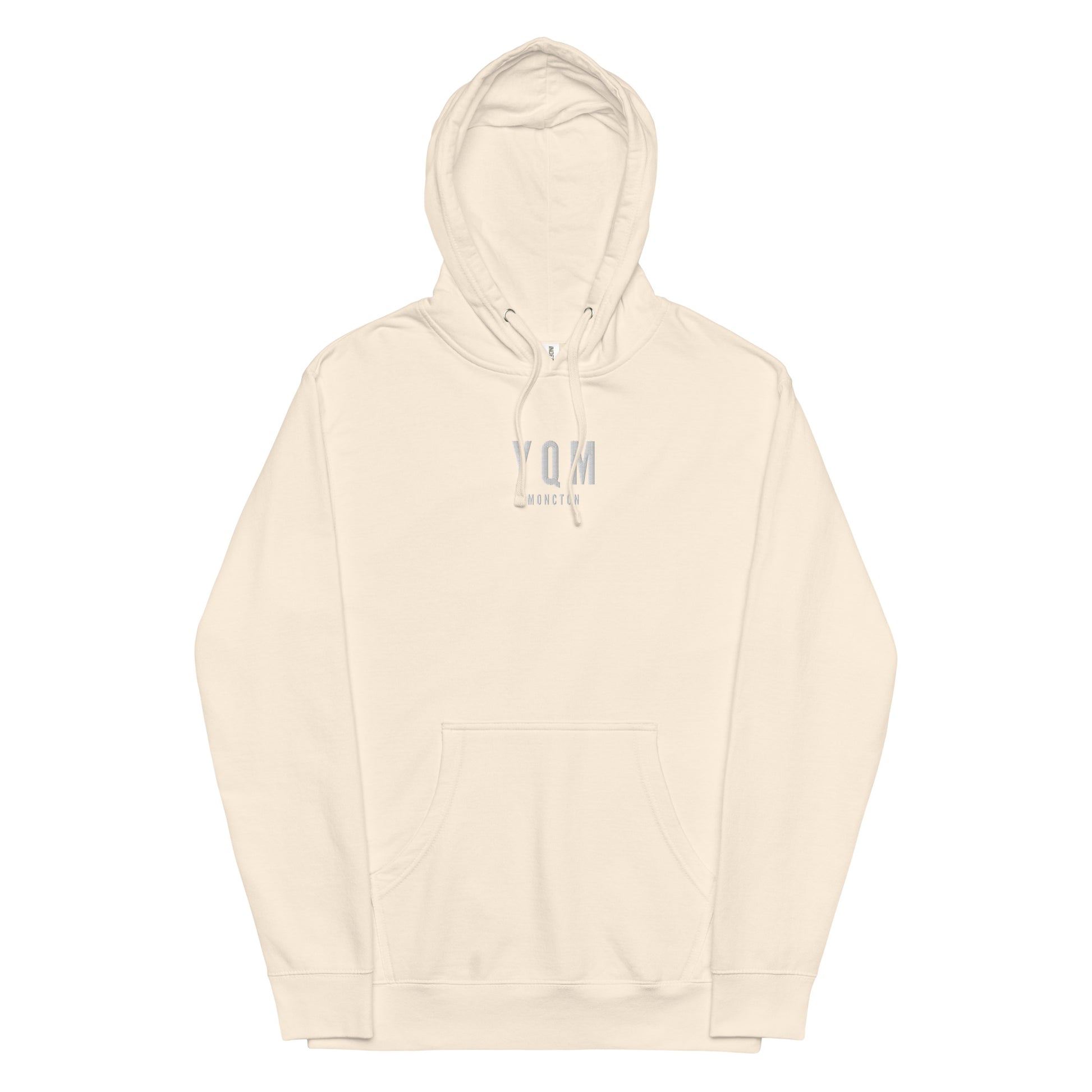 City Midweight Hoodie - White • YQM Moncton • YHM Designs - Image 17