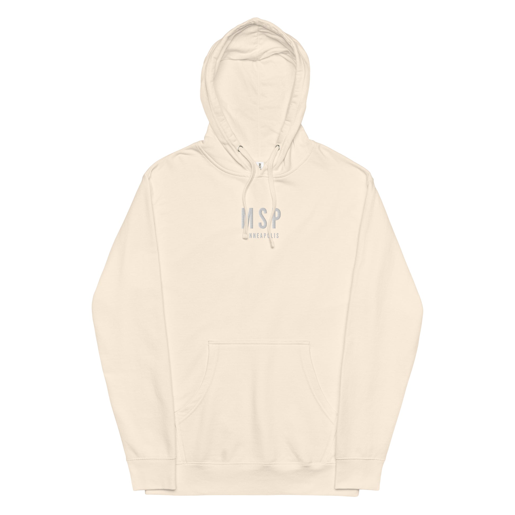 Embroidered Midweight Hoodie - White • MSP Minneapolis • YHM Designs - Image 17