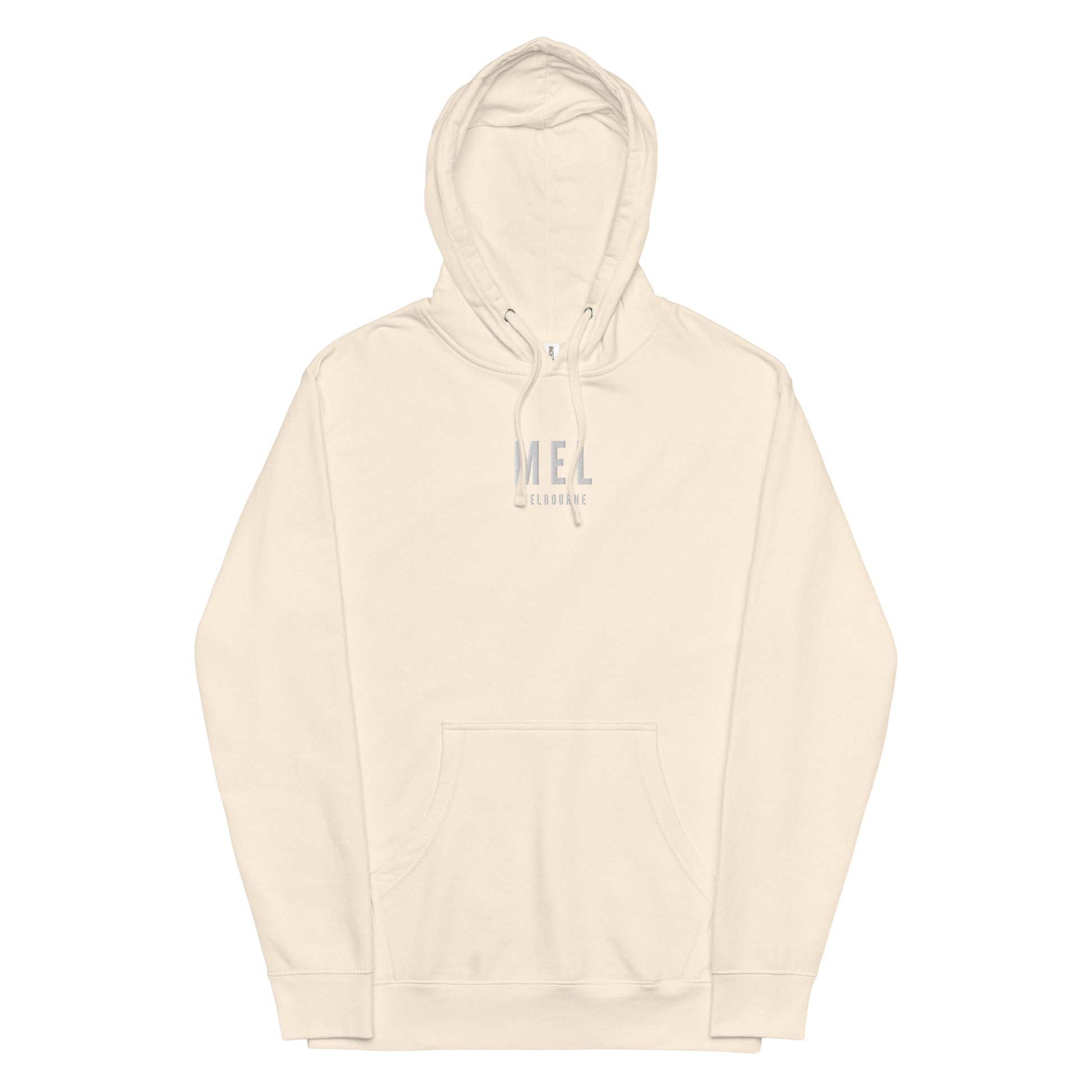 City Midweight Hoodie - White • MEL Melbourne • YHM Designs - Image 17