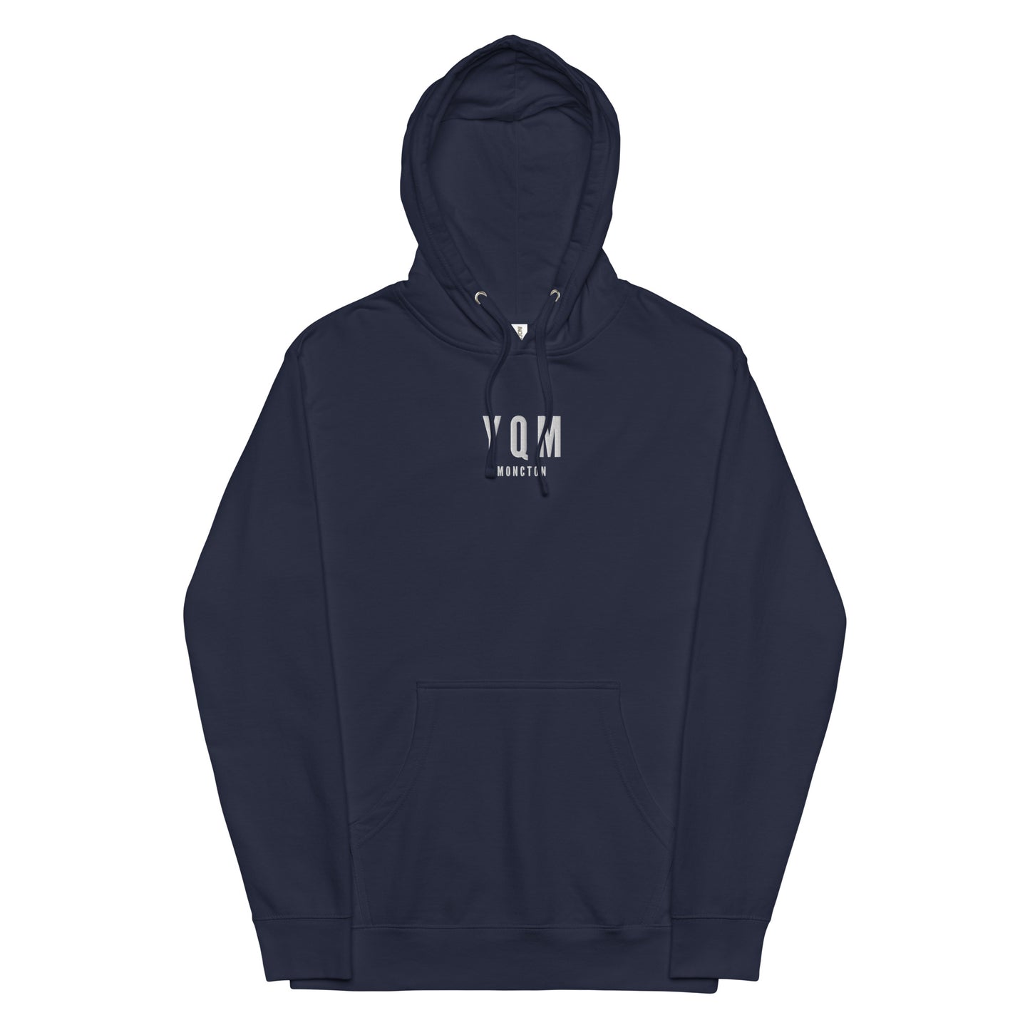 City Midweight Hoodie - White • YQM Moncton • YHM Designs - Image 11