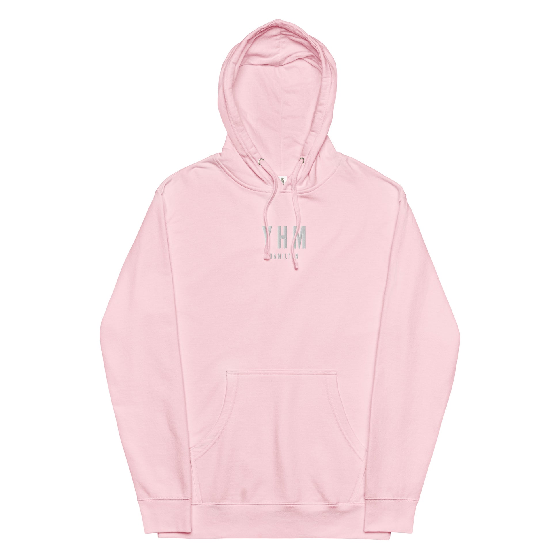 Embroidered Midweight Hoodie - White • YHM Hamilton • YHM Designs - Image 15