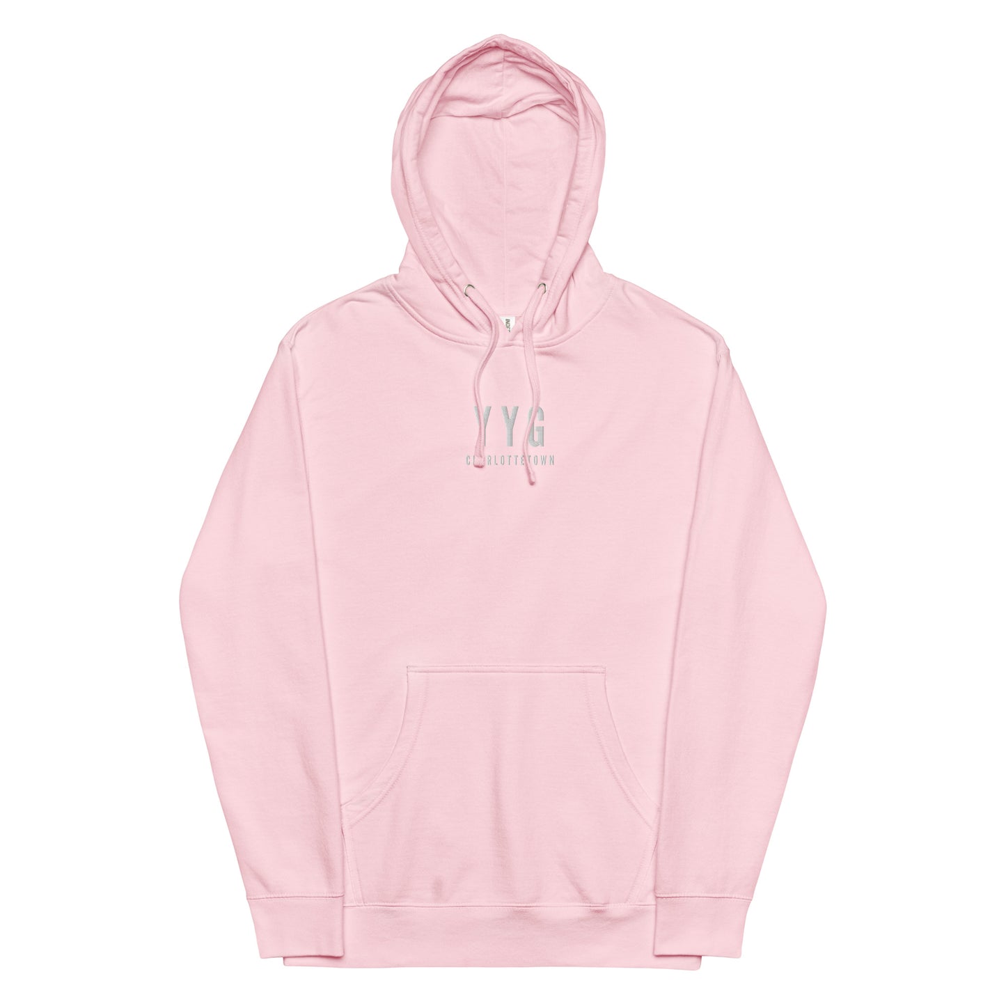 City Midweight Hoodie - White • YYG Charlottetown • YHM Designs - Image 15