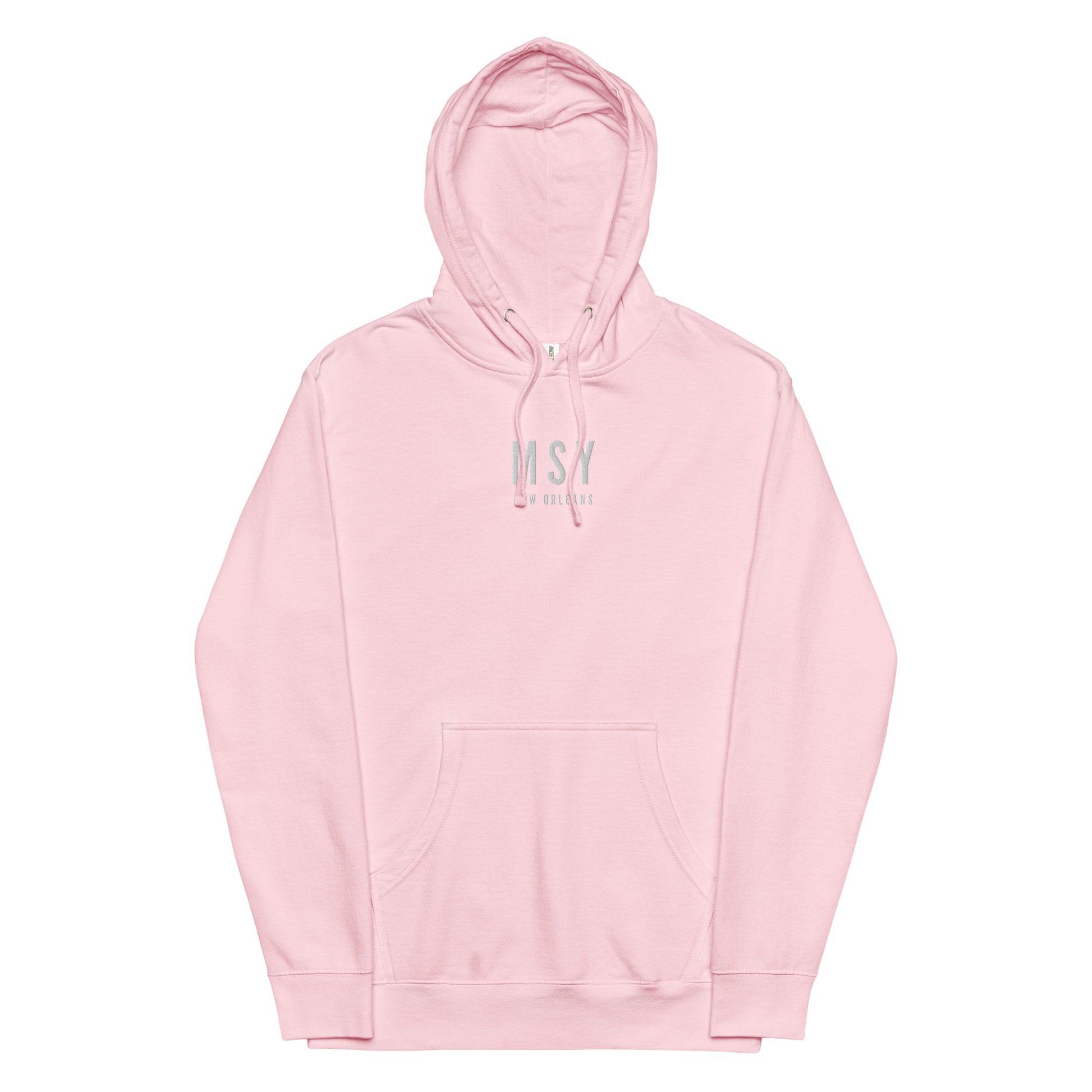 City Midweight Hoodie - White • MSY New Orleans • YHM Designs - Image 15