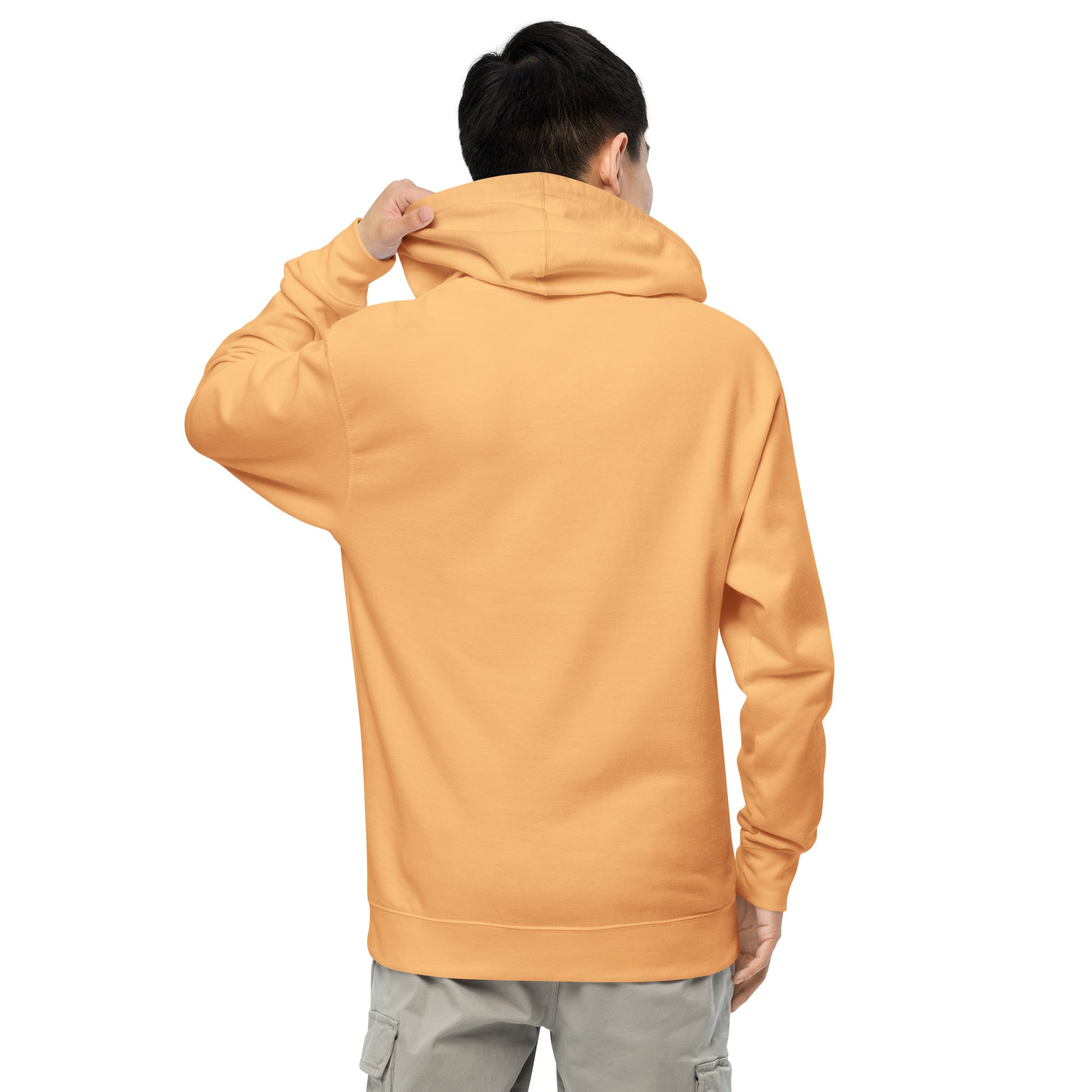 Embroidered Midweight Hoodie - White • VIE Vienna • YHM Designs - Image 07