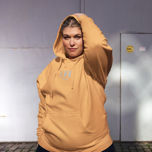 City Midweight Hoodie - White • LHR London • YHM Designs - Image 02