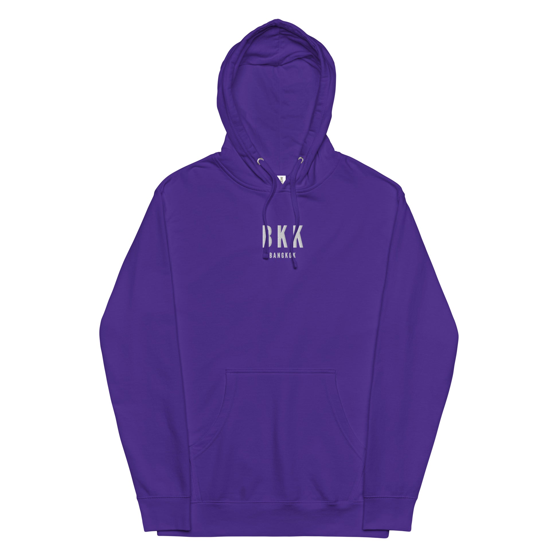 Embroidered Midweight Hoodie - White • BKK Bangkok • YHM Designs - Image 12