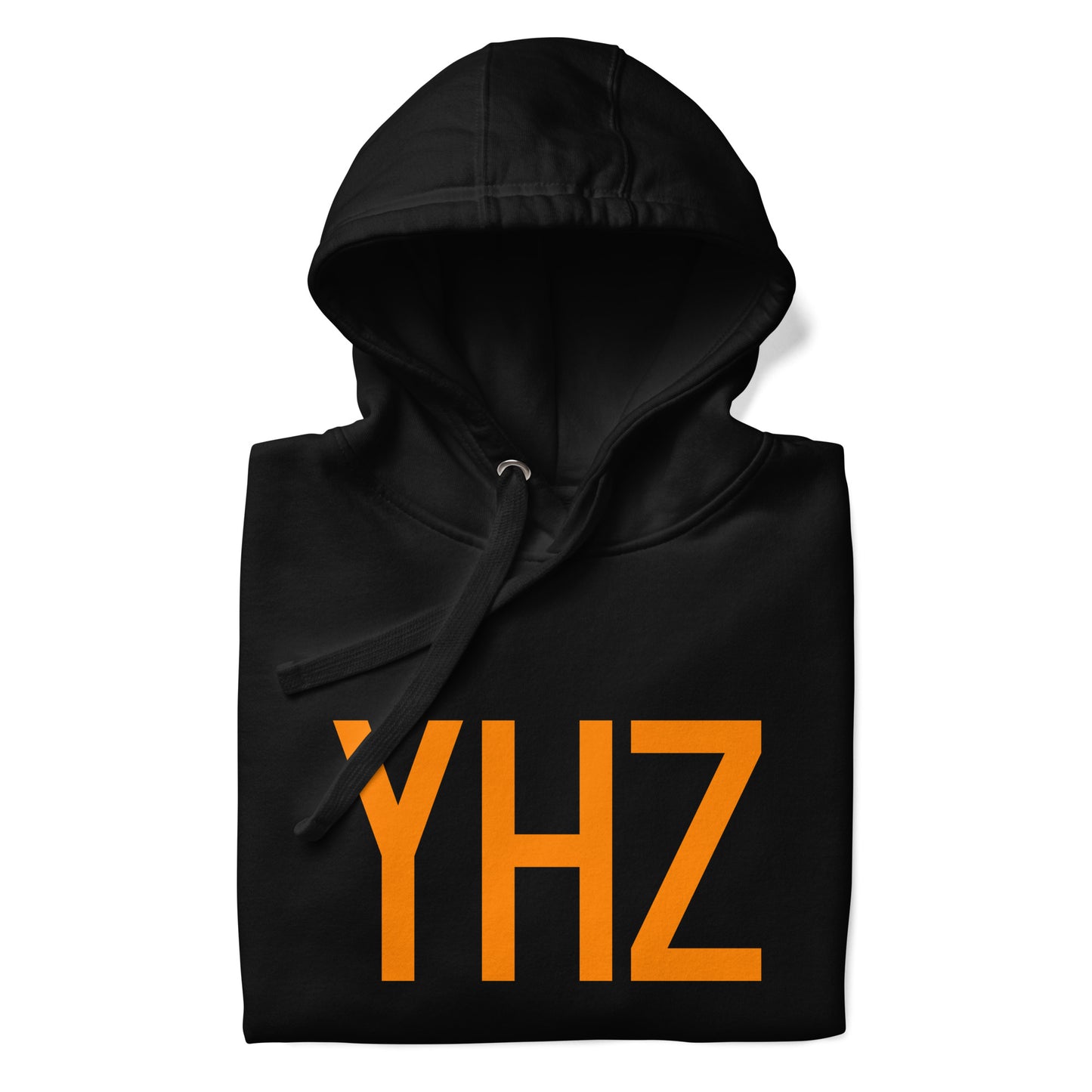 Premium Hoodie - Orange Graphic • YHZ Halifax • YHM Designs - Image 03