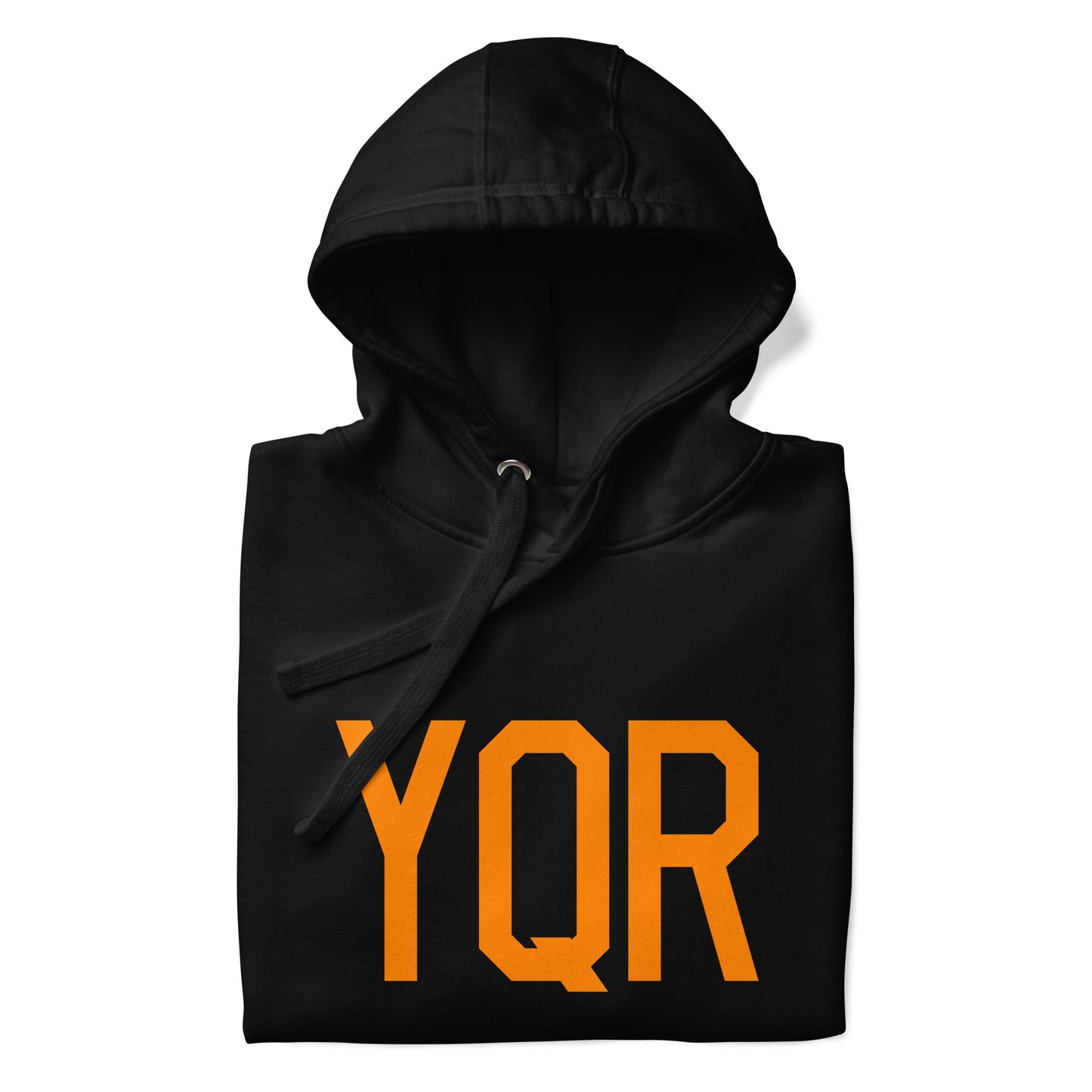 Premium Hoodie - Orange Graphic • YQR Regina • YHM Designs - Image 03