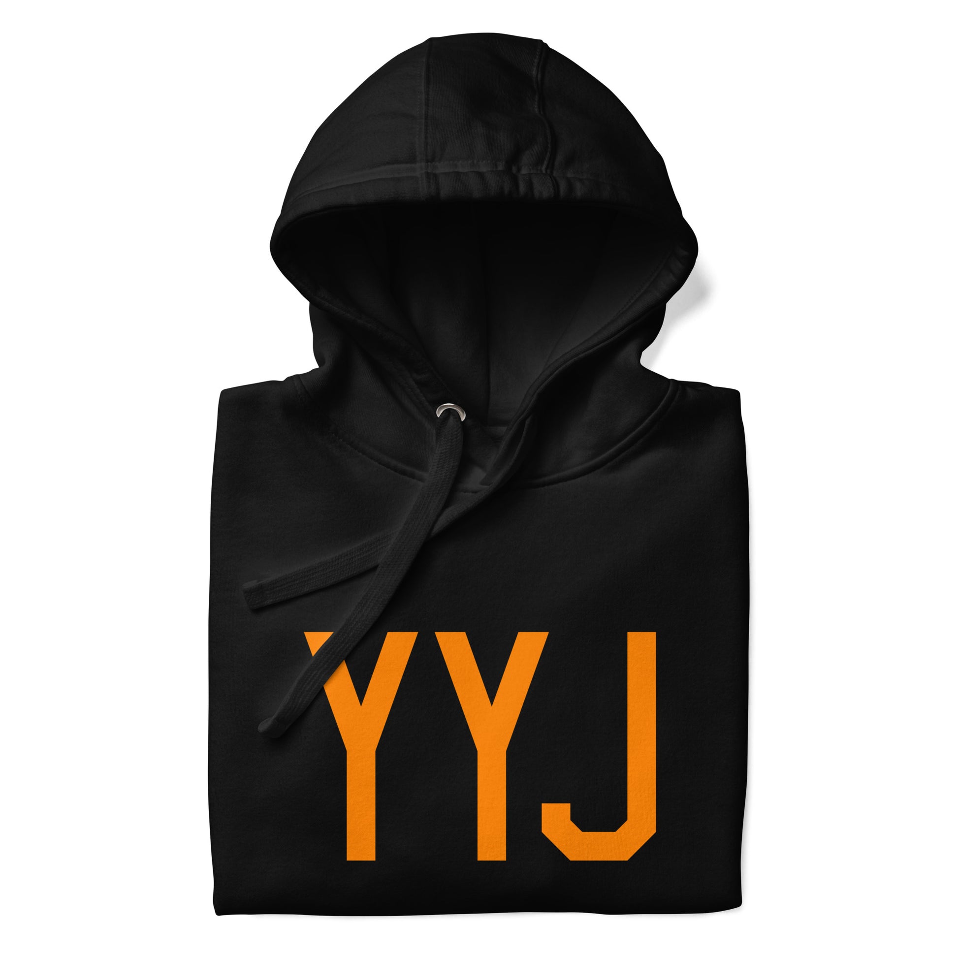 Premium Hoodie - Orange Graphic • YYJ Victoria • YHM Designs - Image 03