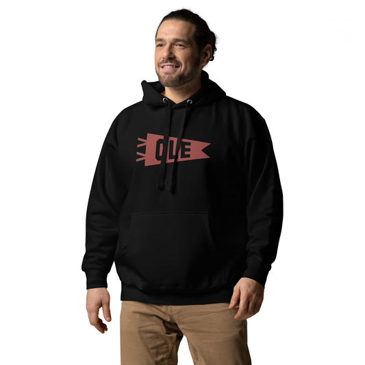 Airport Code Premium Hoodie - Terracotta Graphic • CLE Cleveland • YHM Designs - Image 02