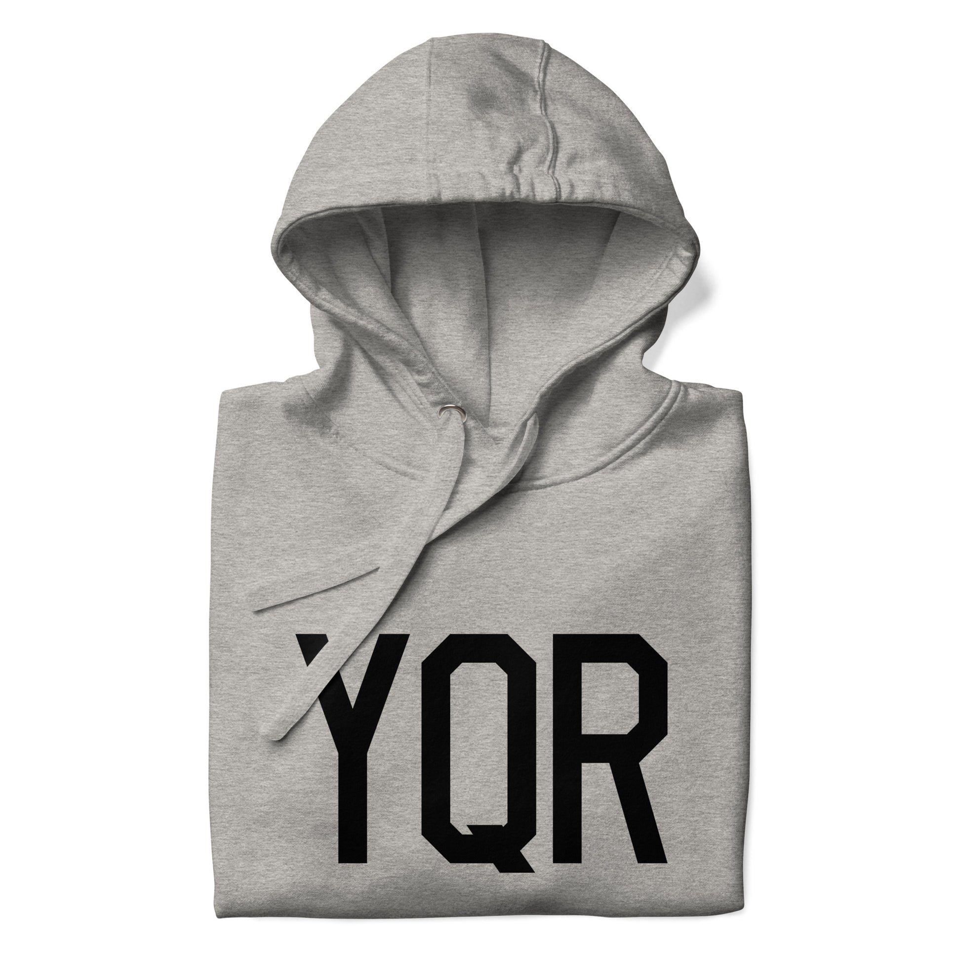 Premium Hoodie - Black Graphic • YQR Regina • YHM Designs - Image 06