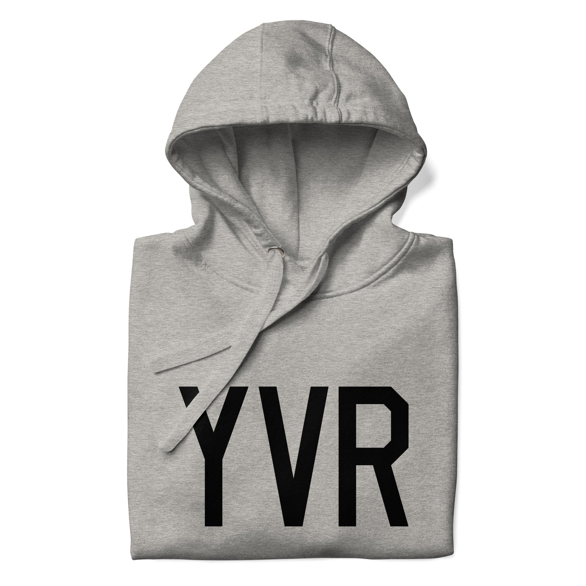 Premium Hoodie - Black Graphic • YVR Vancouver • YHM Designs - Image 06