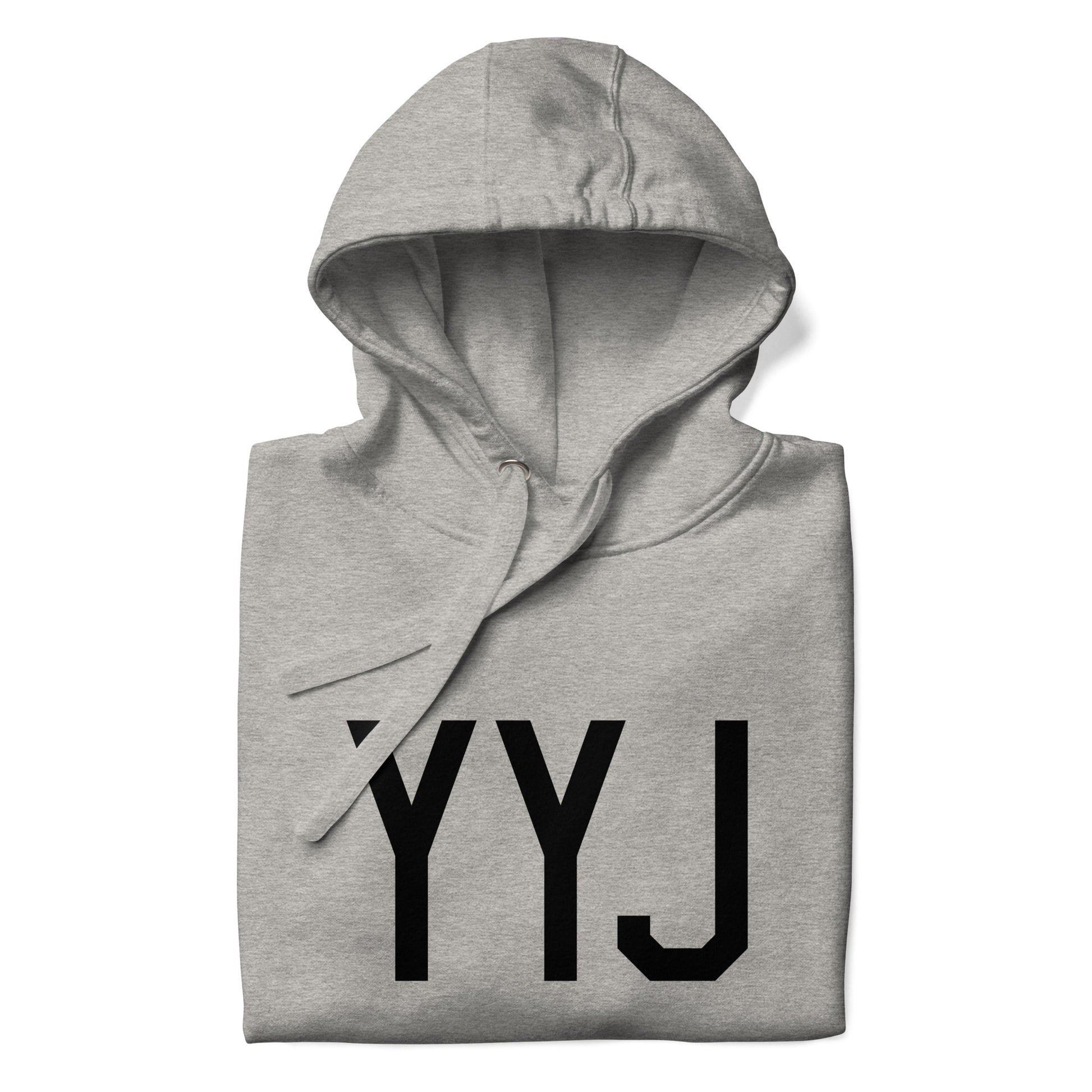 Premium Hoodie - Black Graphic • YYJ Victoria • YHM Designs - Image 06
