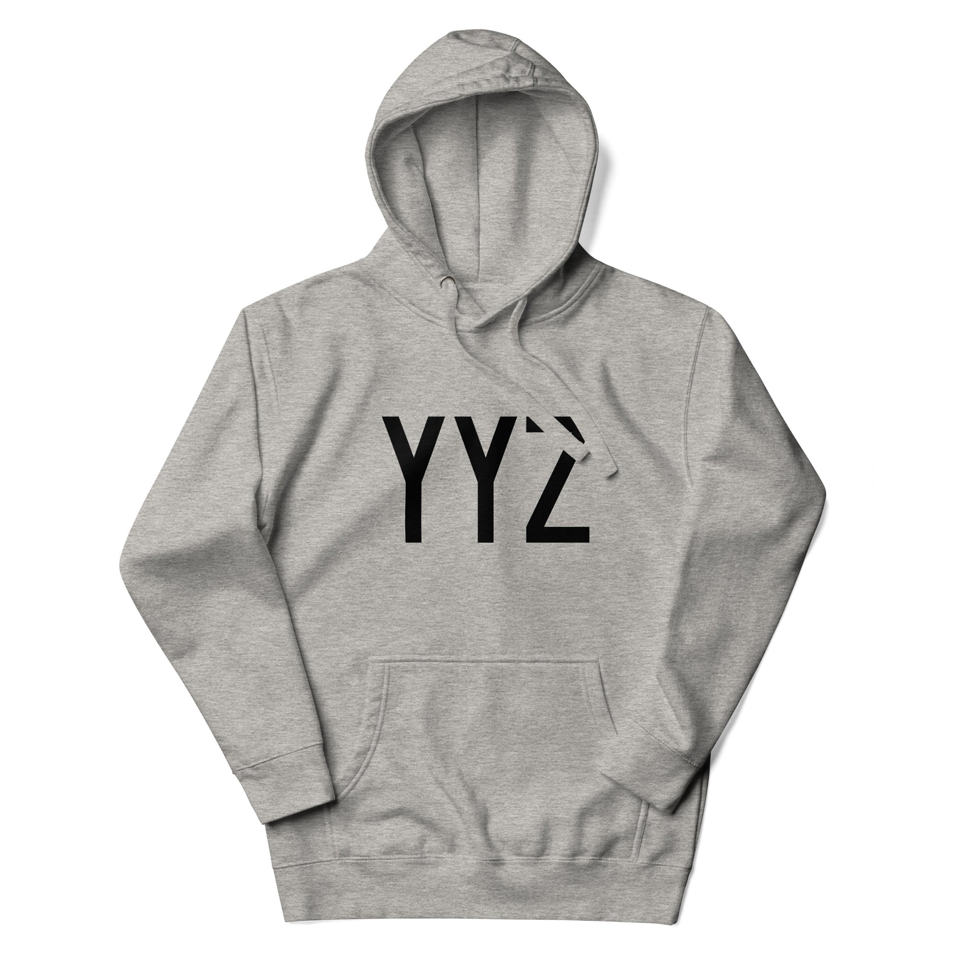 Premium Hoodie - Black Graphic • YYZ Toronto • YHM Designs - Image 07