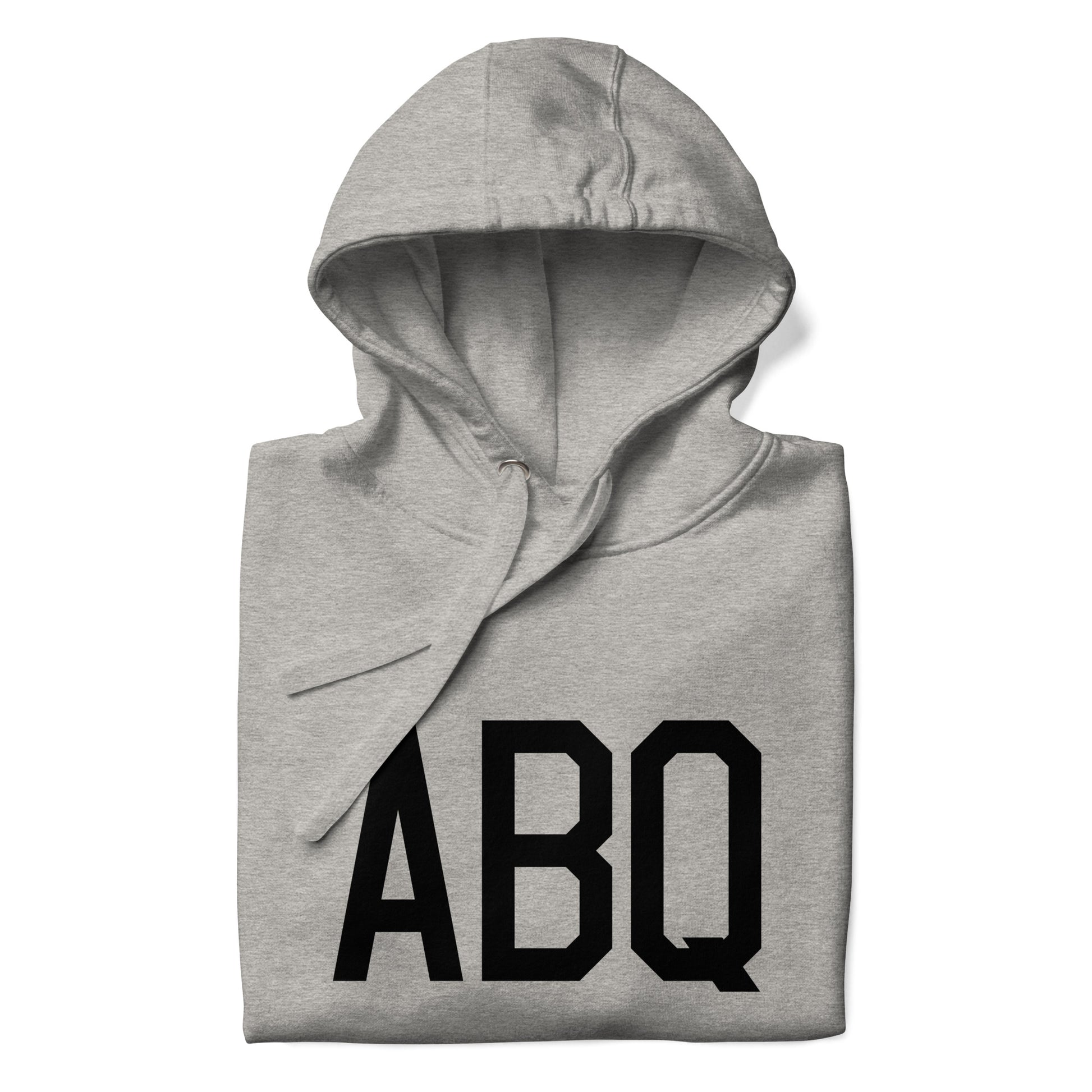 Premium Hoodie - Black Graphic • ABQ Albuquerque • YHM Designs - Image 03