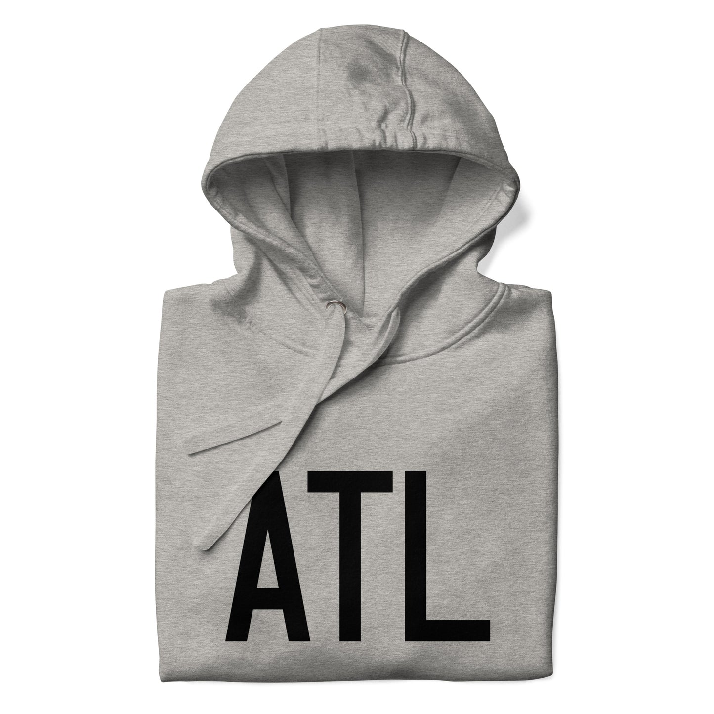 Premium Hoodie - Black Graphic • ATL Atlanta • YHM Designs - Image 03