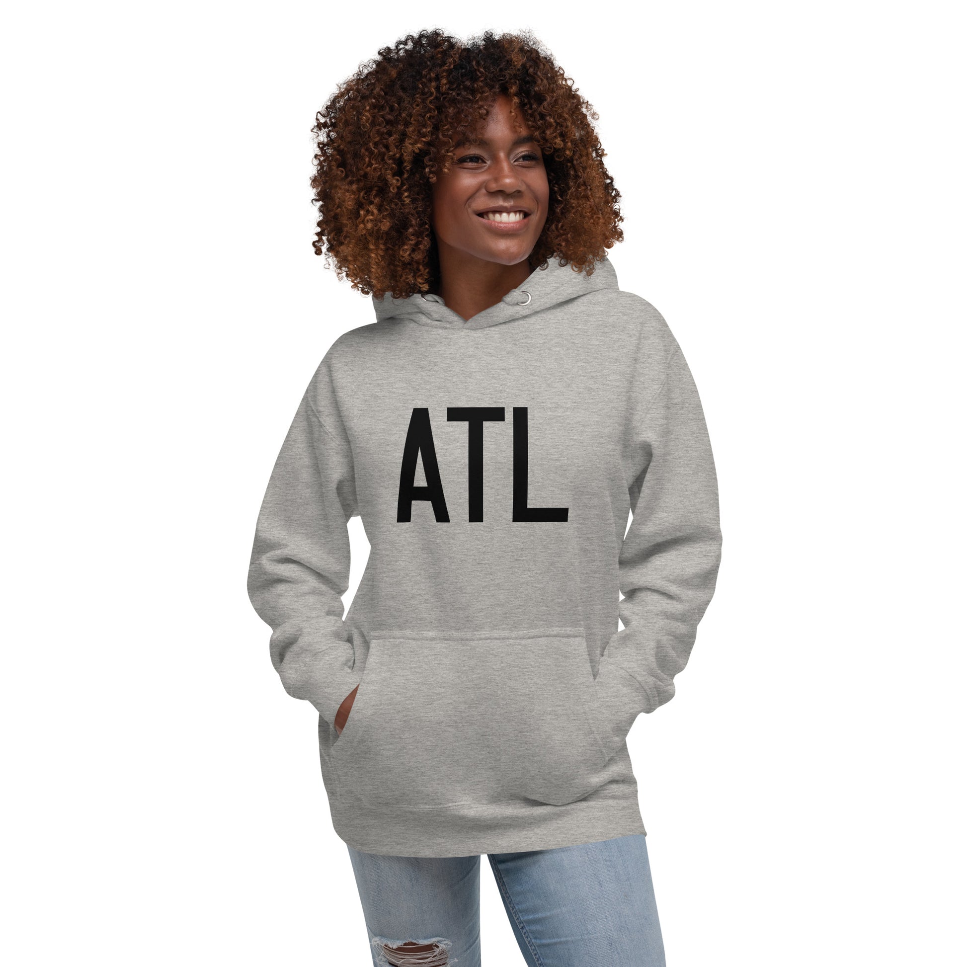 Premium Hoodie - Black Graphic • ATL Atlanta • YHM Designs - Image 05