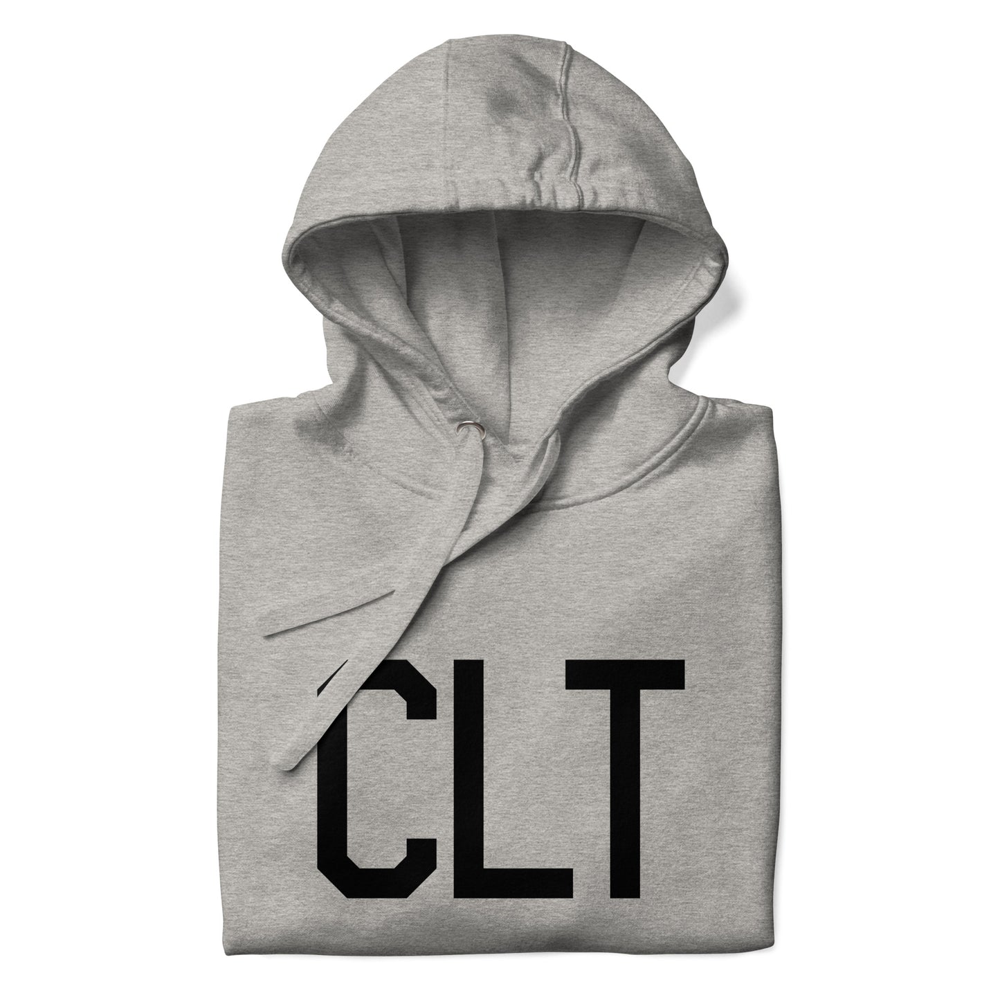 Premium Hoodie - Black Graphic • CLT Charlotte • YHM Designs - Image 03