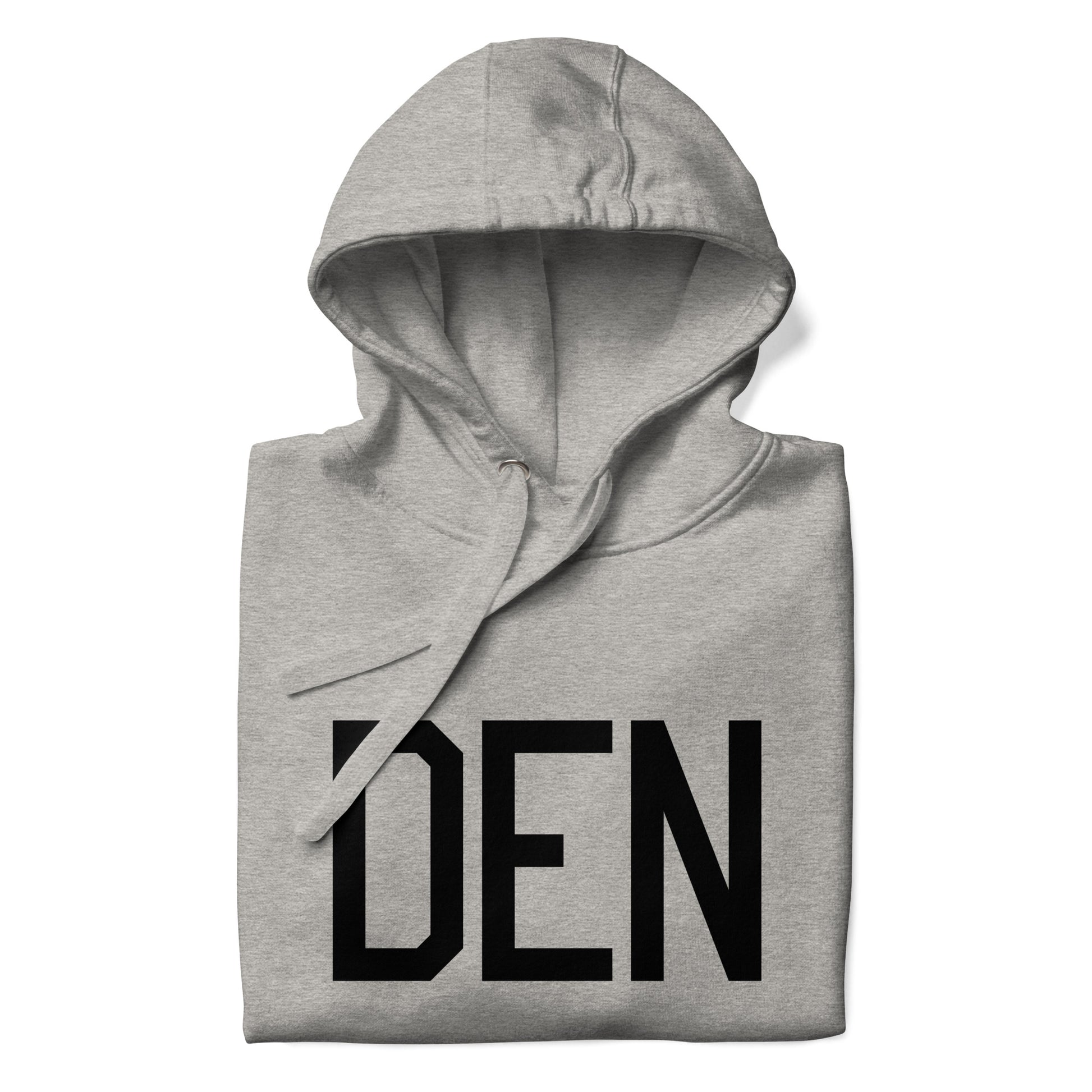 Premium Hoodie - Black Graphic • DEN Denver • YHM Designs - Image 03