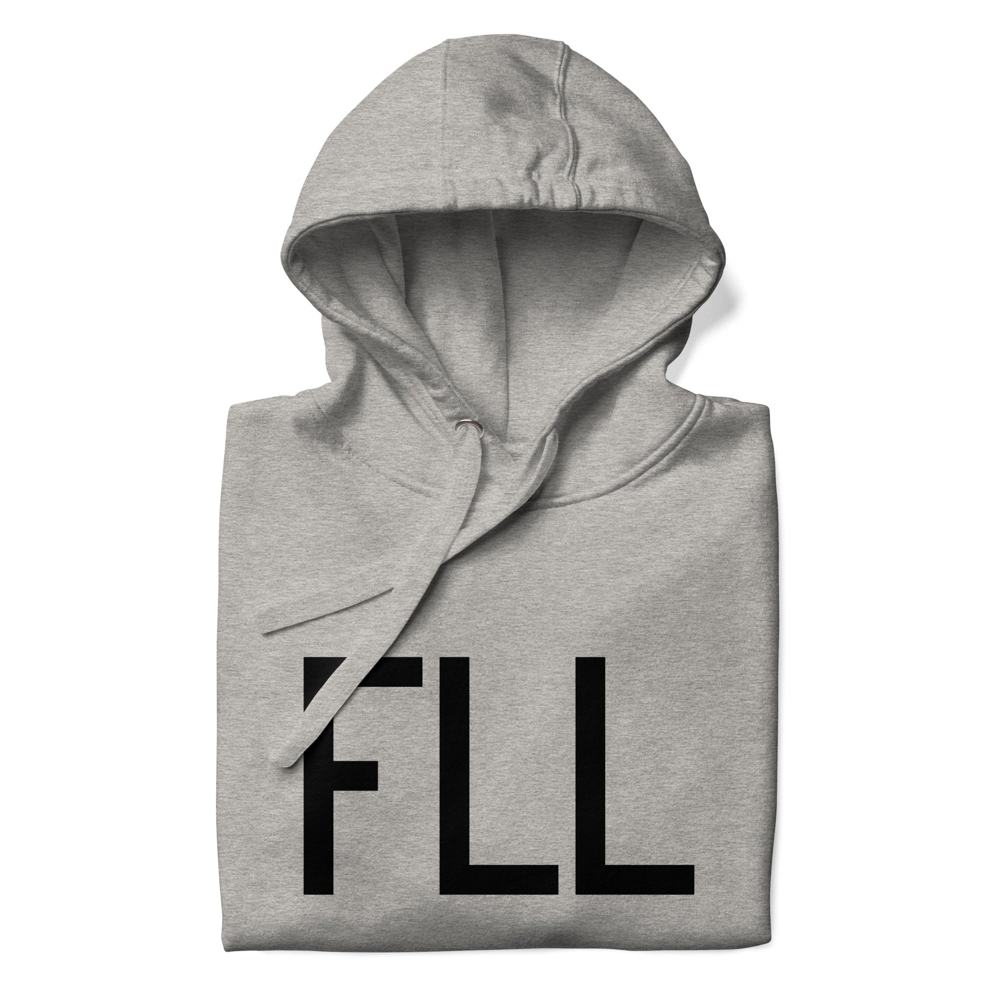 Premium Hoodie - Black Graphic • FLL Fort Lauderdale • YHM Designs - Image 03