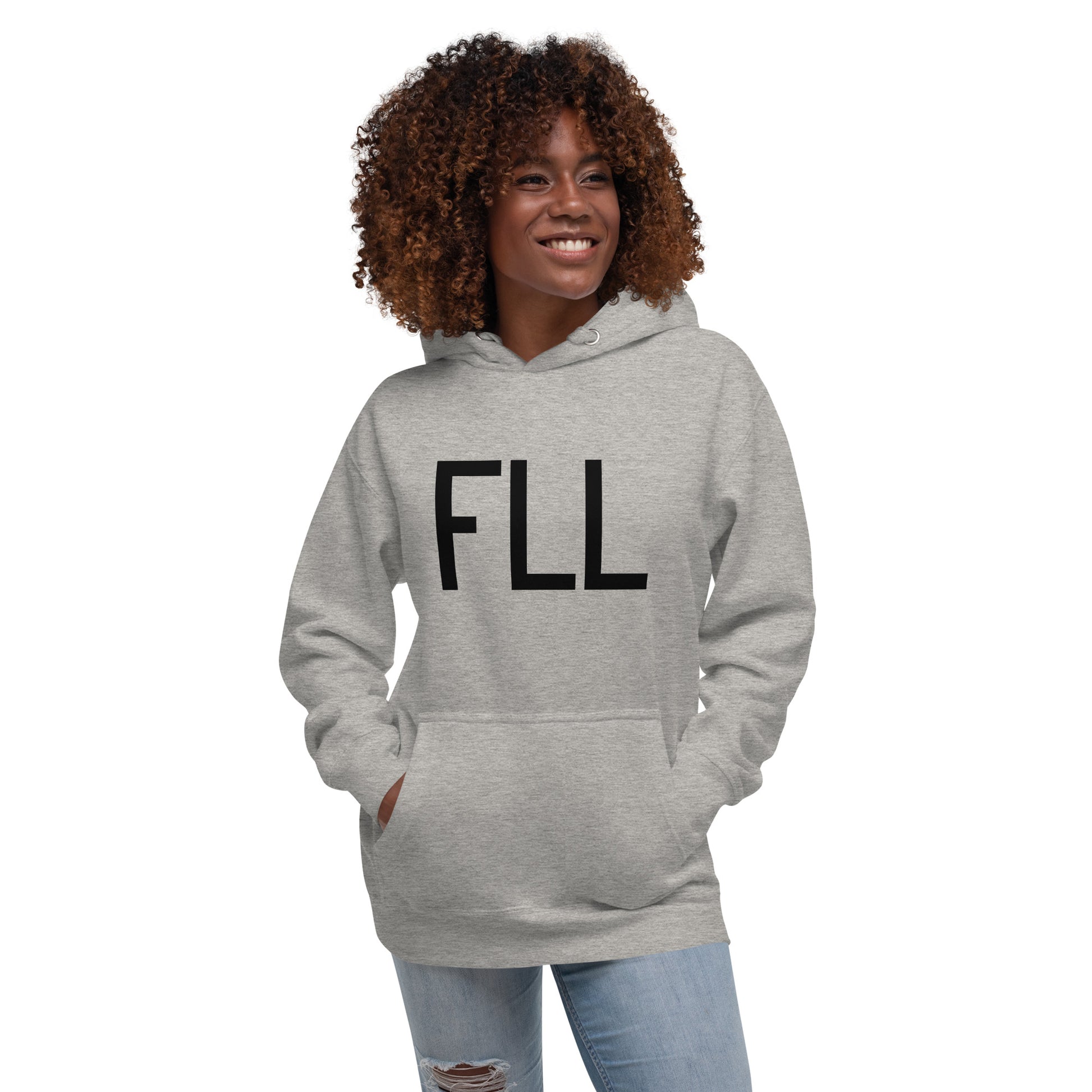 Premium Hoodie - Black Graphic • FLL Fort Lauderdale • YHM Designs - Image 05