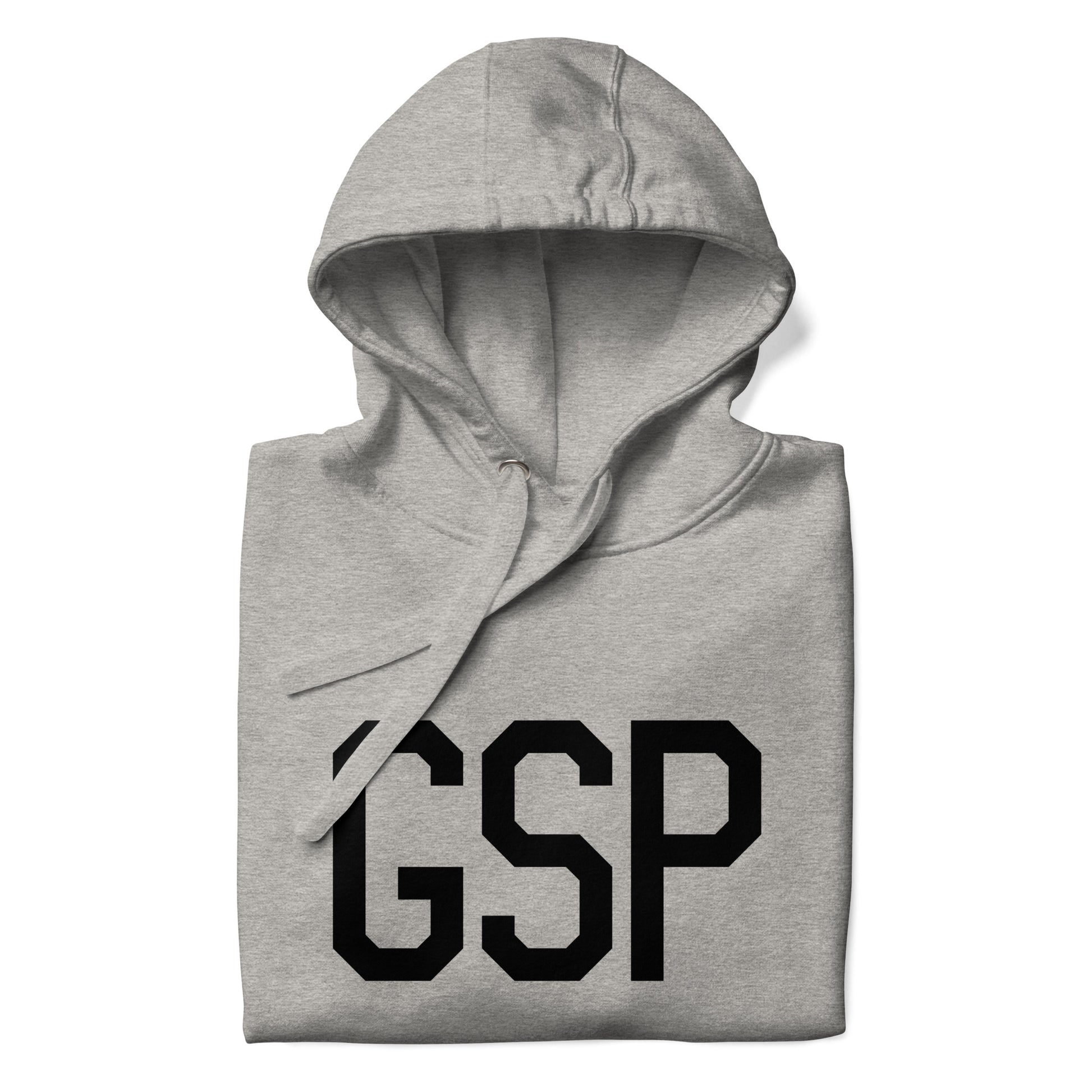Premium Hoodie - Black Graphic • GSP Greenville-Spartanburg • YHM Designs - Image 03