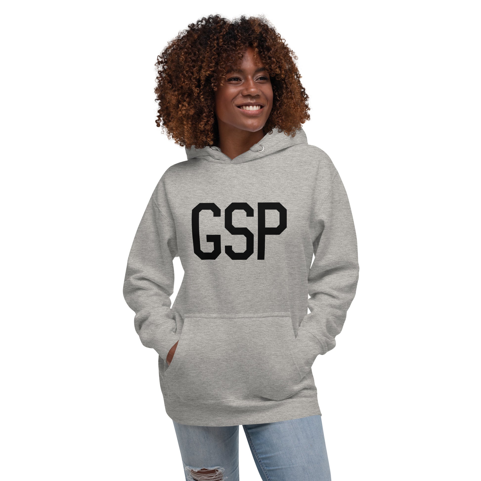 Premium Hoodie - Black Graphic • GSP Greenville-Spartanburg • YHM Designs - Image 05