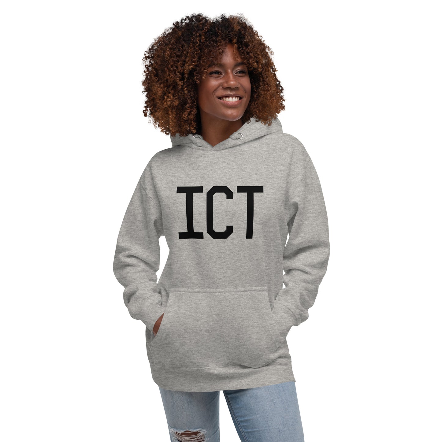 Premium Hoodie - Black Graphic • ICT Wichita • YHM Designs - Image 05