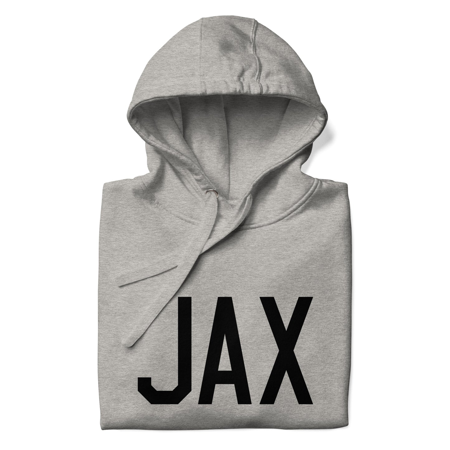 Premium Hoodie - Black Graphic • JAX Jacksonville • YHM Designs - Image 03