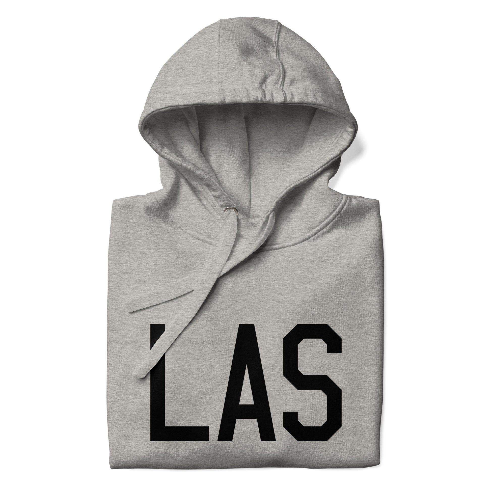 Premium Hoodie - Black Graphic • LAS Las Vegas • YHM Designs - Image 03