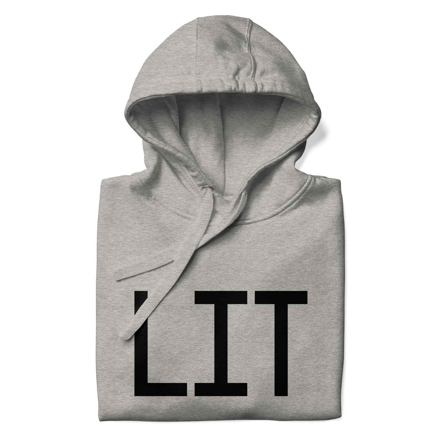 Premium Hoodie - Black Graphic • LIT Little Rock • YHM Designs - Image 03