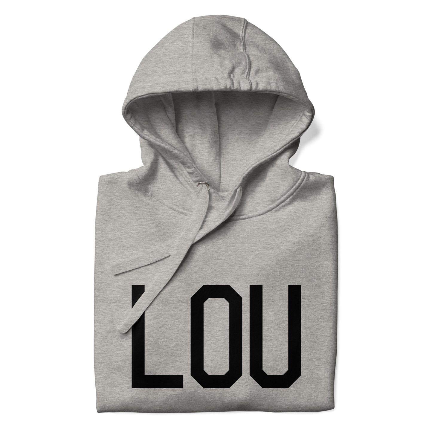 Premium Hoodie - Black Graphic • LOU Louisville • YHM Designs - Image 03