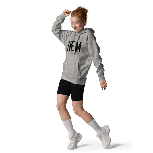 Premium Hoodie - Black Graphic • MEM Memphis • YHM Designs - Image 02