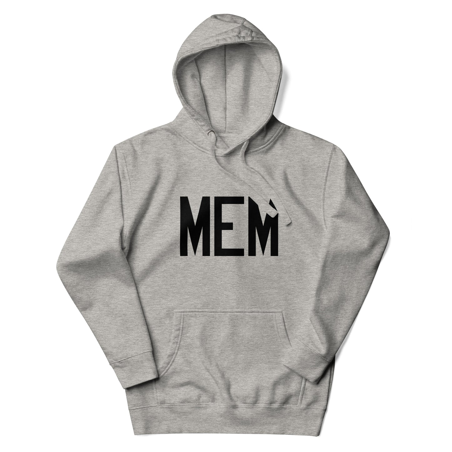 Premium Hoodie - Black Graphic • MEM Memphis • YHM Designs - Image 04