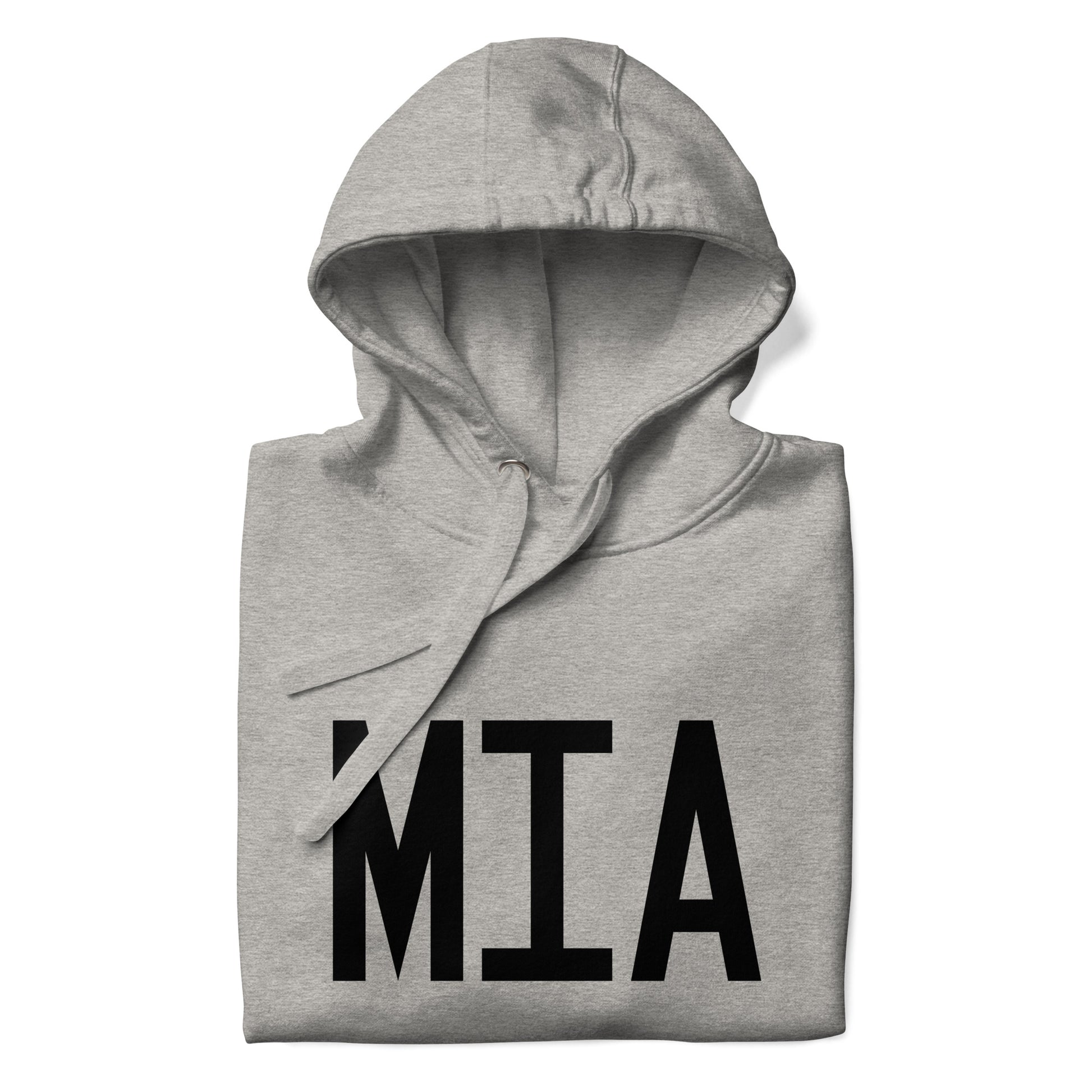 Premium Hoodie - Black Graphic • MIA Miami • YHM Designs - Image 03