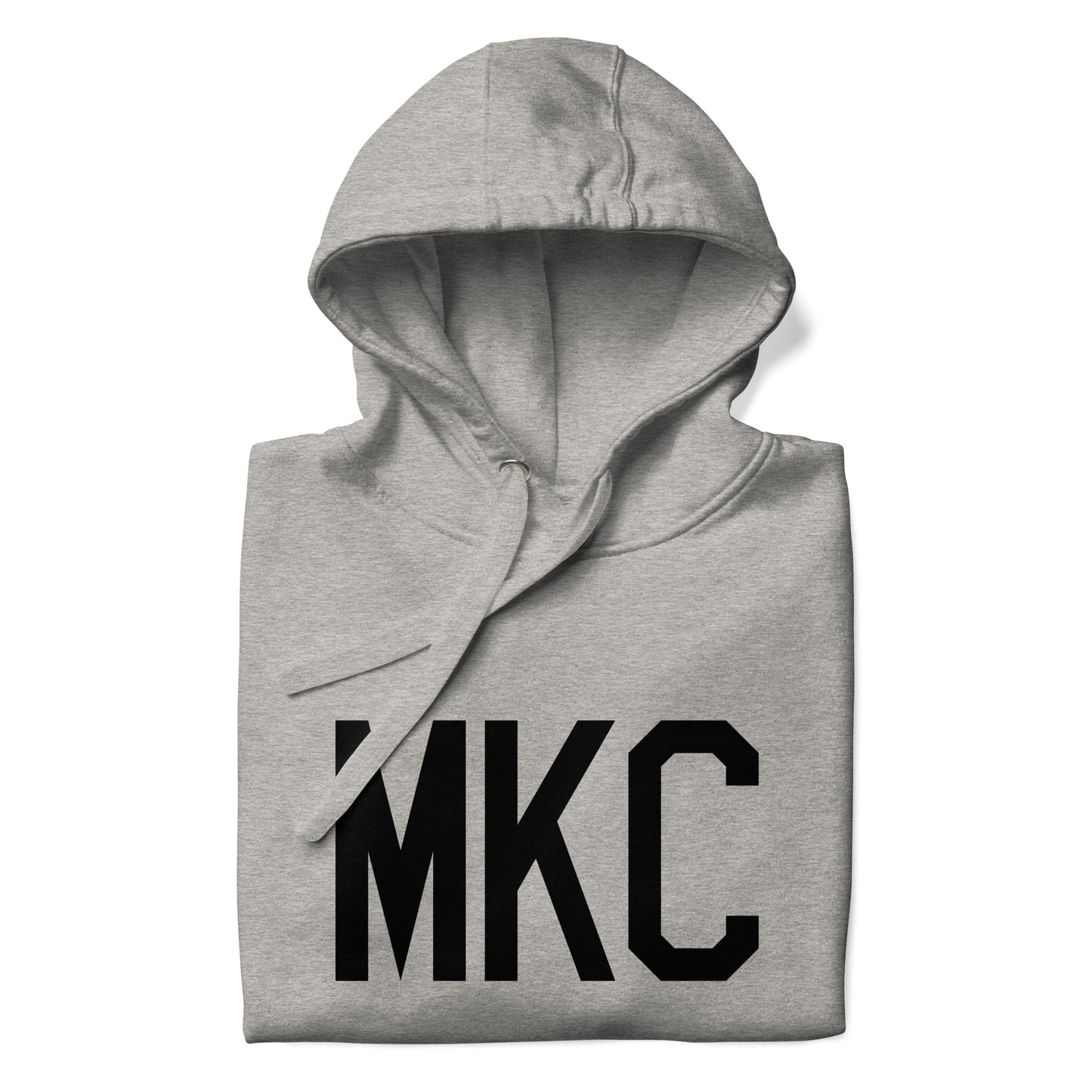 Premium Hoodie - Black Graphic • MKC Kansas City • YHM Designs - Image 03